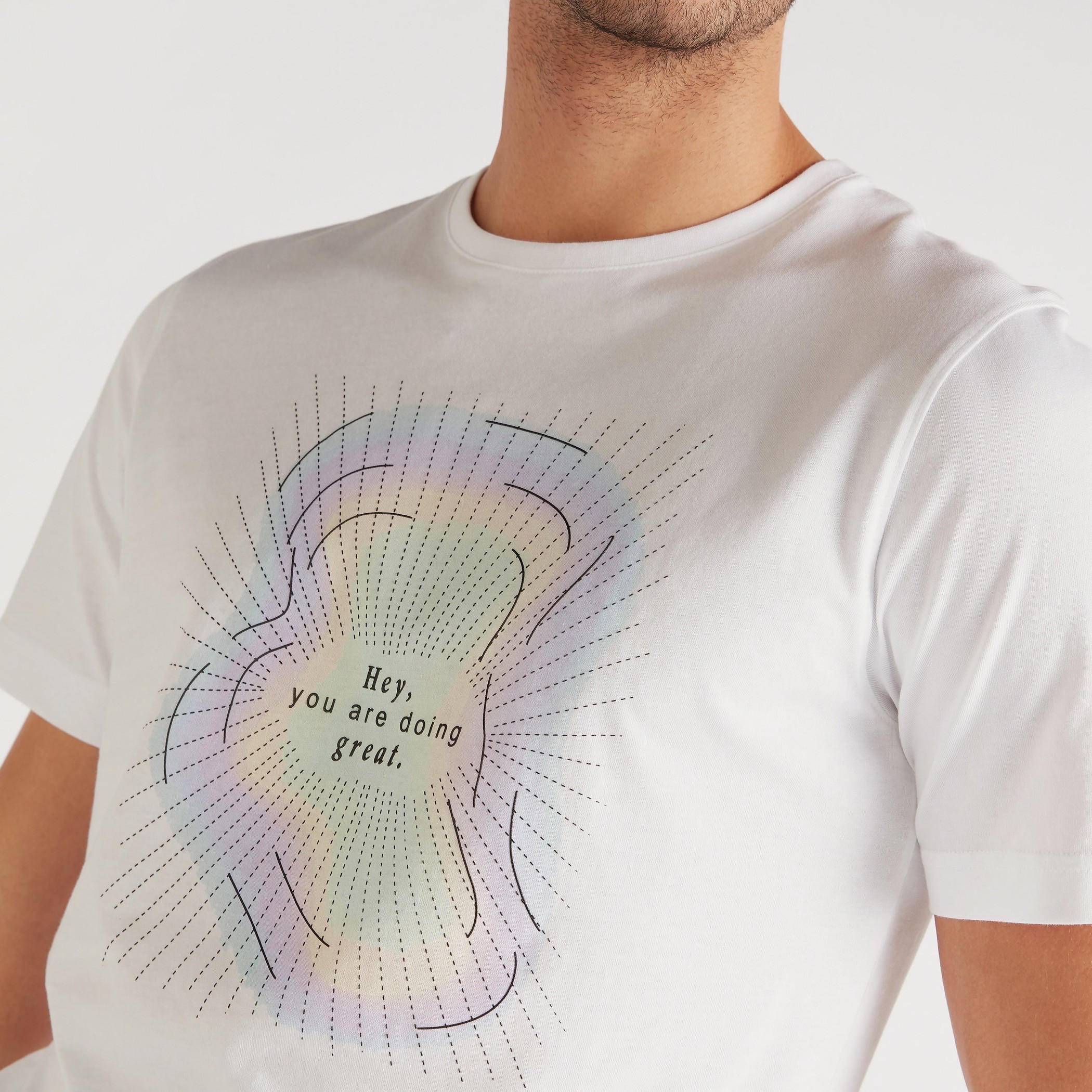 تيشيرت مستدام سليم فيت بياقة ضيّقة وأكمام قصيرة-men-clothing-tshirtsandpolos-tshirts-image-3