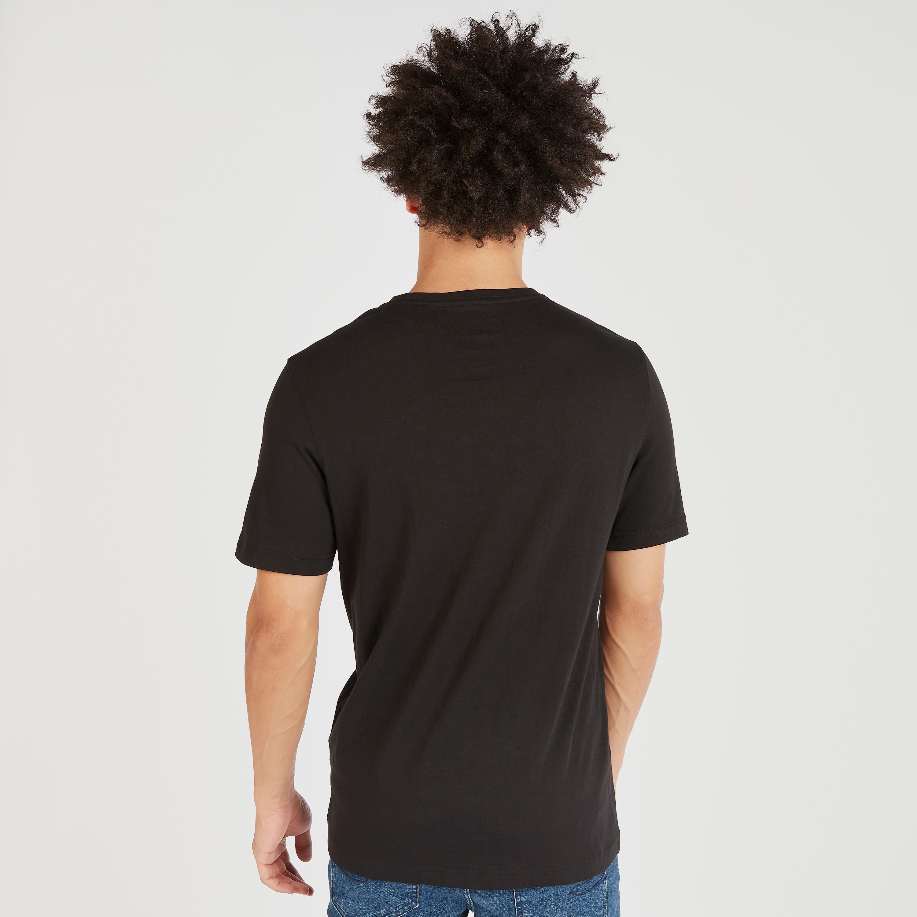 Printed Crew Neck T-shirt with Short Sleeves-men-clothing-tshirtsandpolos-tshirts-image-4