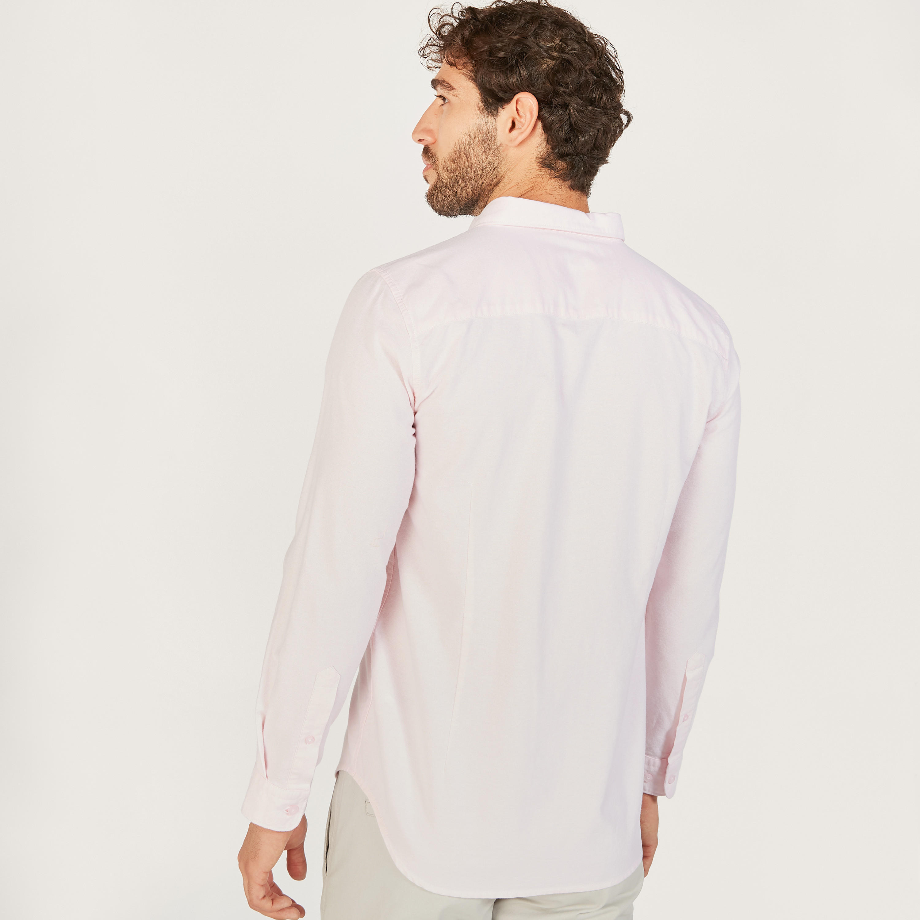 قميص سادة بأكمام طويلة وزر إغلاق-men-clothing-shirts-image-8