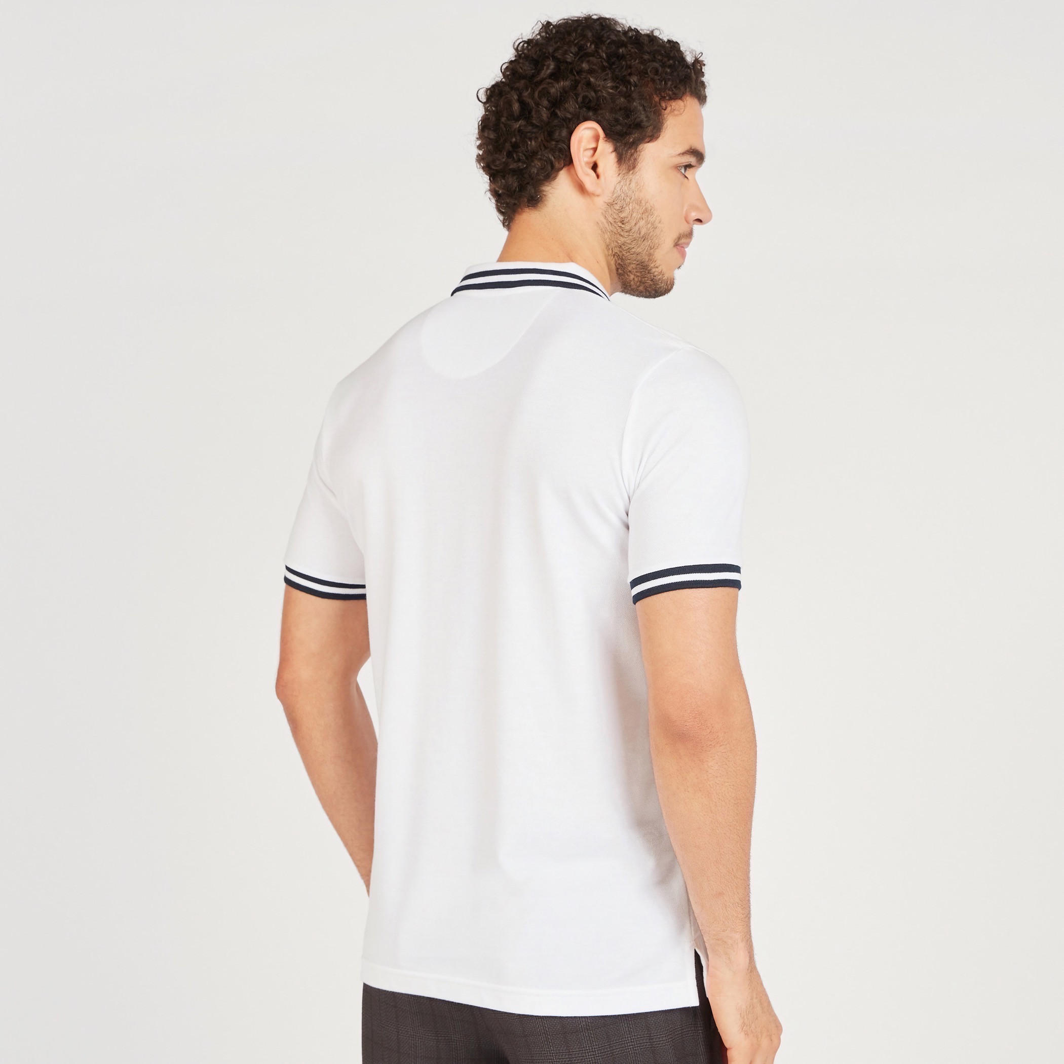 Solid Polo T-shirt with Short Sleeves-men-clothing-tshirtsandpolos-polos-image-8