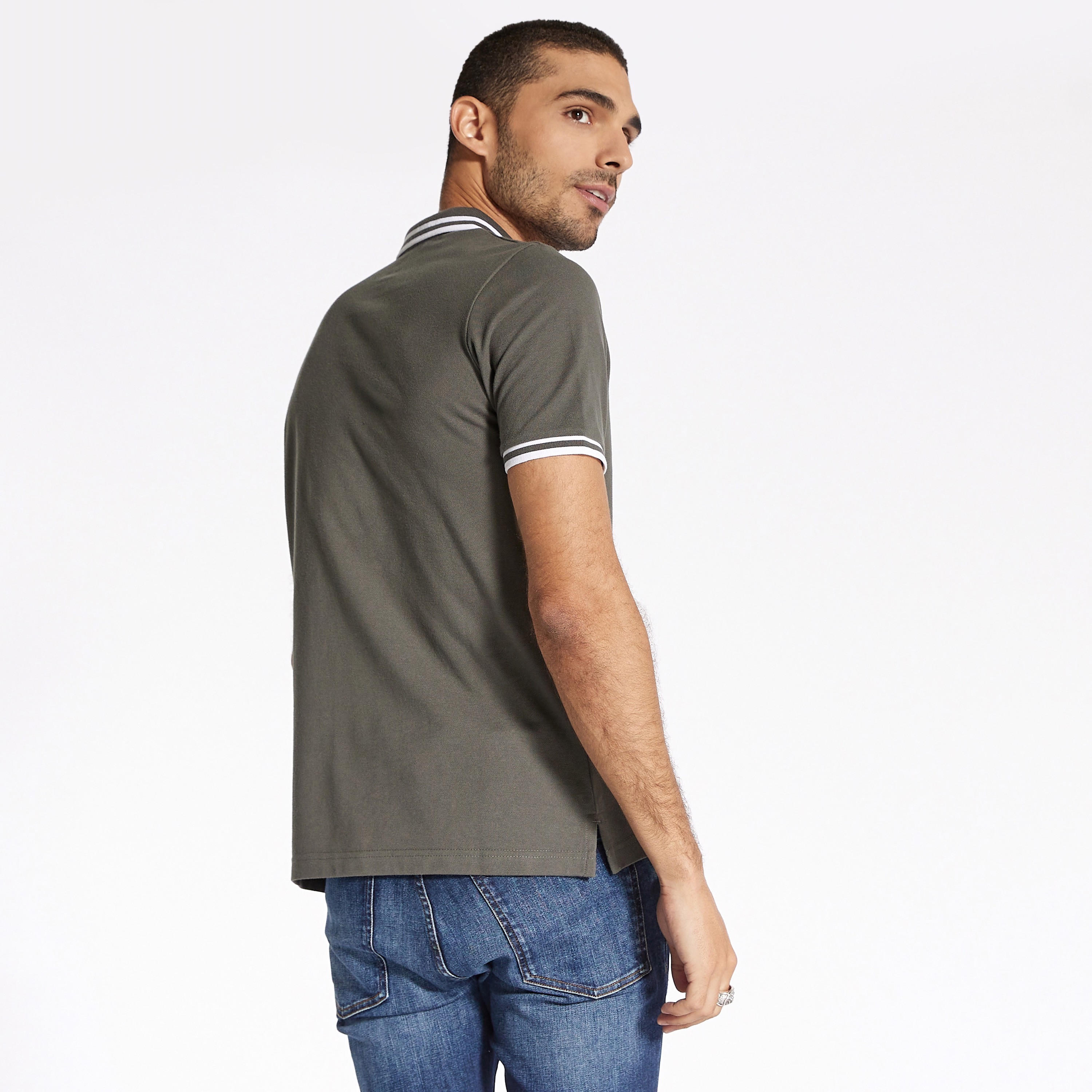 Solid Polo T-shirt with Short Sleeves-men-clothing-tshirtsandpolos-polos-image-63