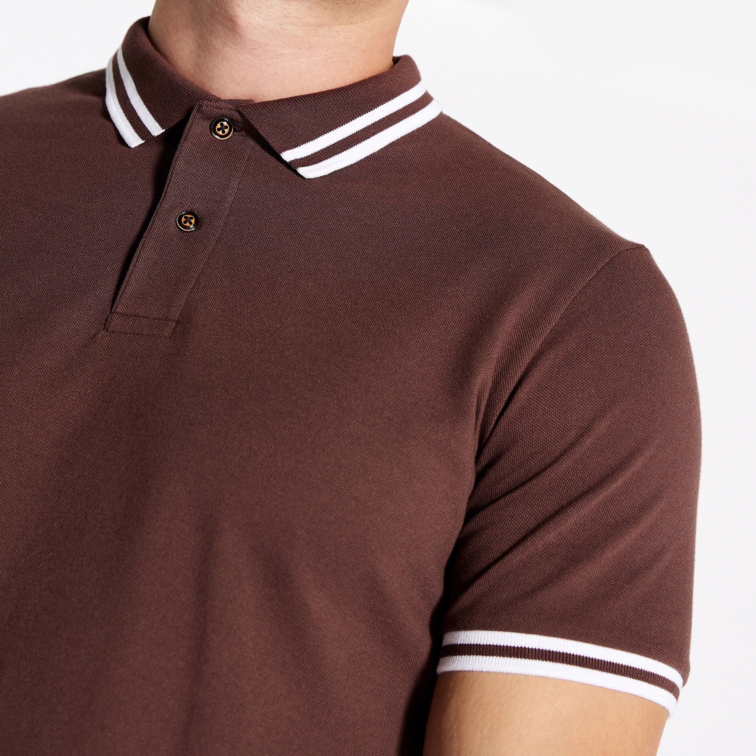 Solid Polo T-shirt with Short Sleeves-men-clothing-tshirtsandpolos-polos-image-50