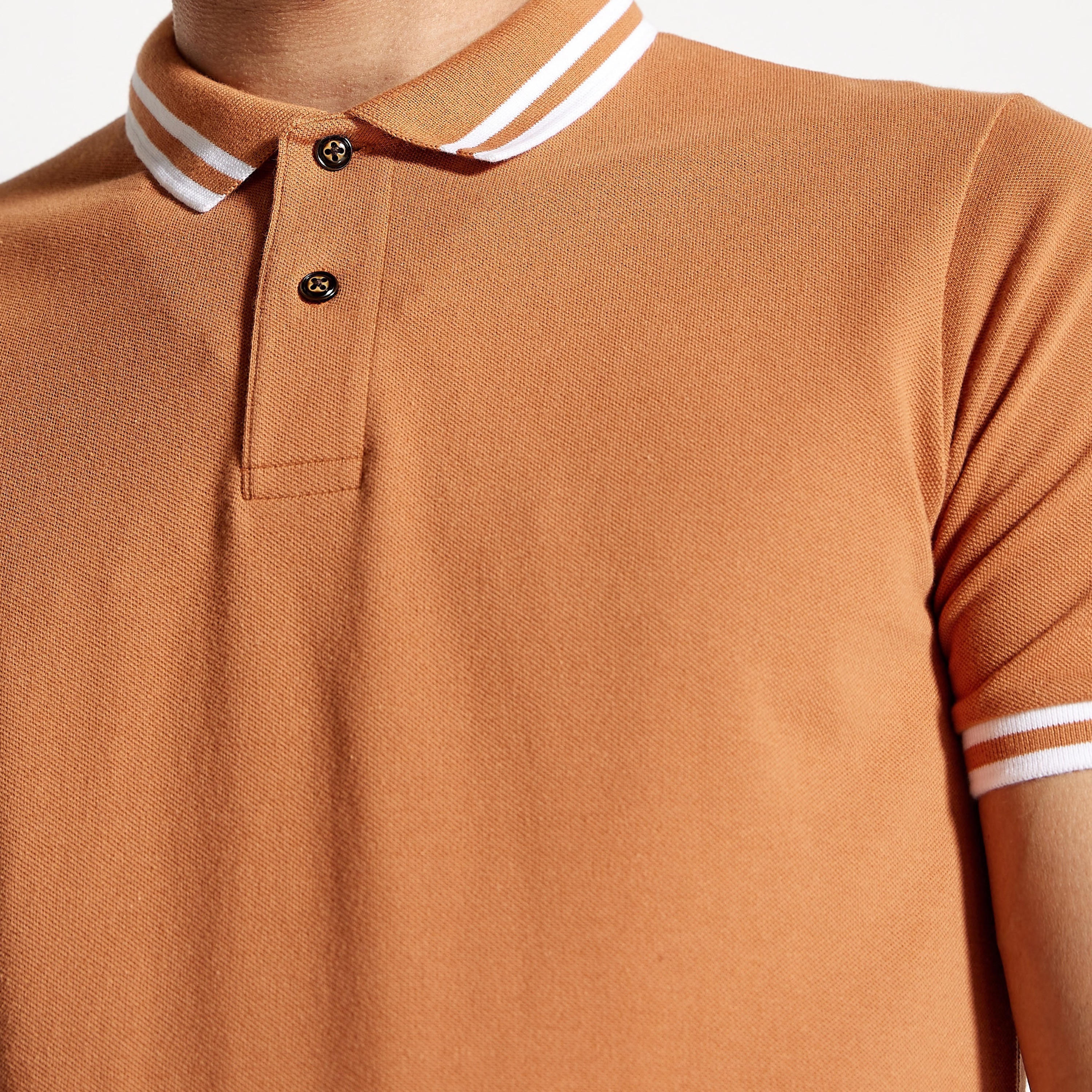 Solid Polo T-shirt with Short Sleeves-men-clothing-tshirtsandpolos-polos-image-78