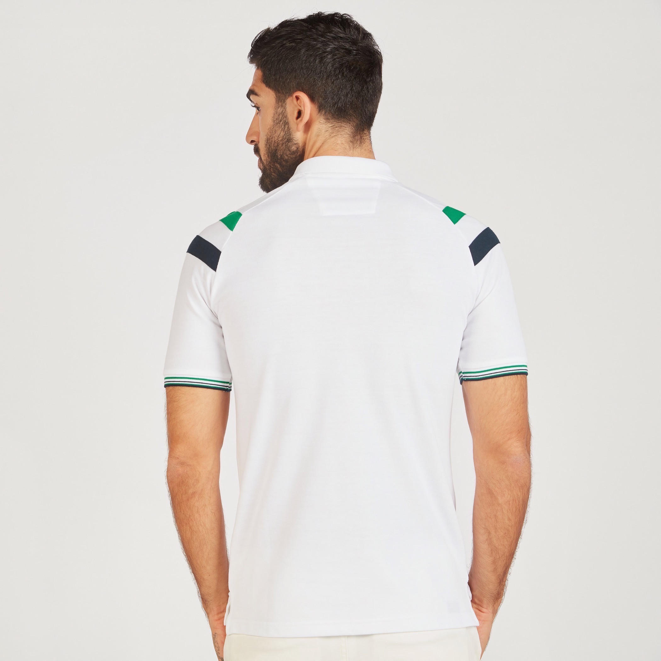 تيشيرت بولو سادة بأكمام ريجلان وتفاصيل شريطة-men-clothing-tshirtsandpolos-polos-image-8