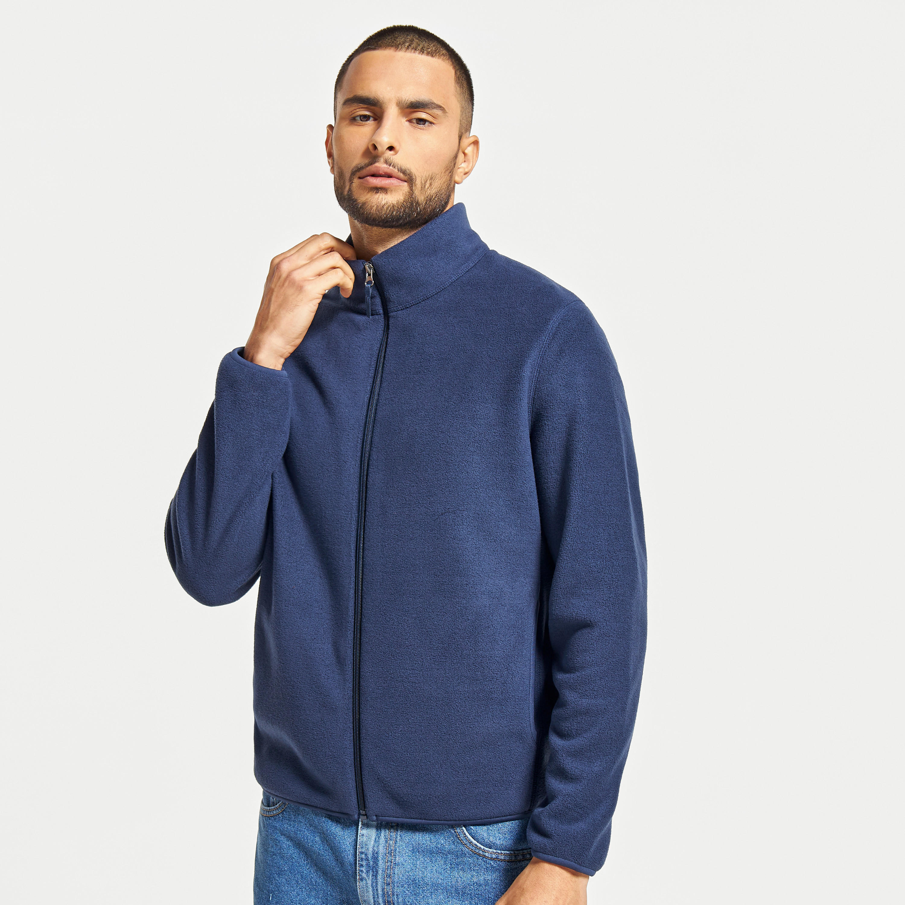 جاكيت سادة بسحّاب وأكمام طويلة وجيوب-men-clothing-jacketsandblazers-jackets-image-4