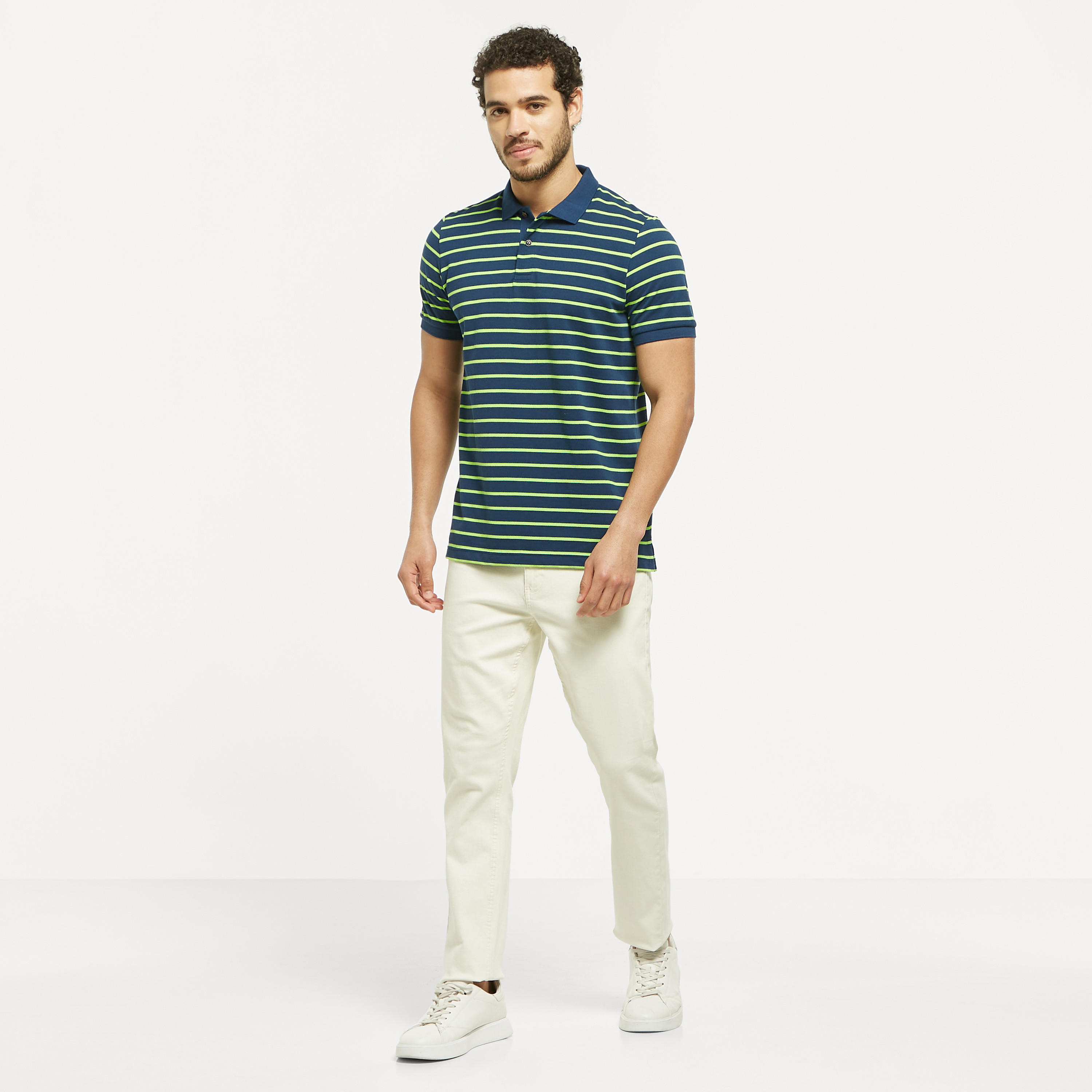 تيشيرت بولو مقلّم بأكمام قصيرة-men-clothing-tshirtsandpolos-polos-image-2