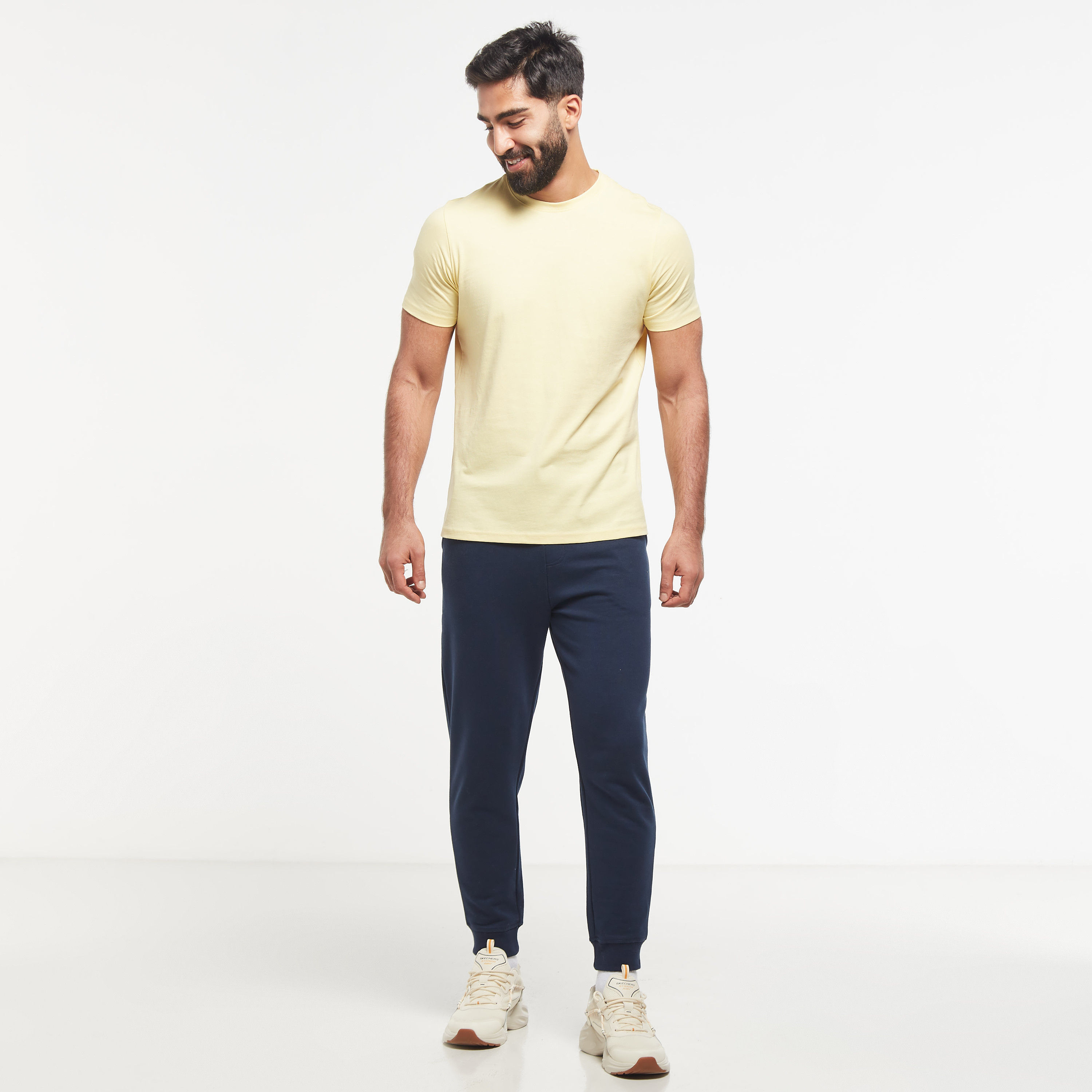 Solid Crew Neck T-shirt with Short Sleeves-men-clothing-tshirtsandpolos-tshirts-image-10