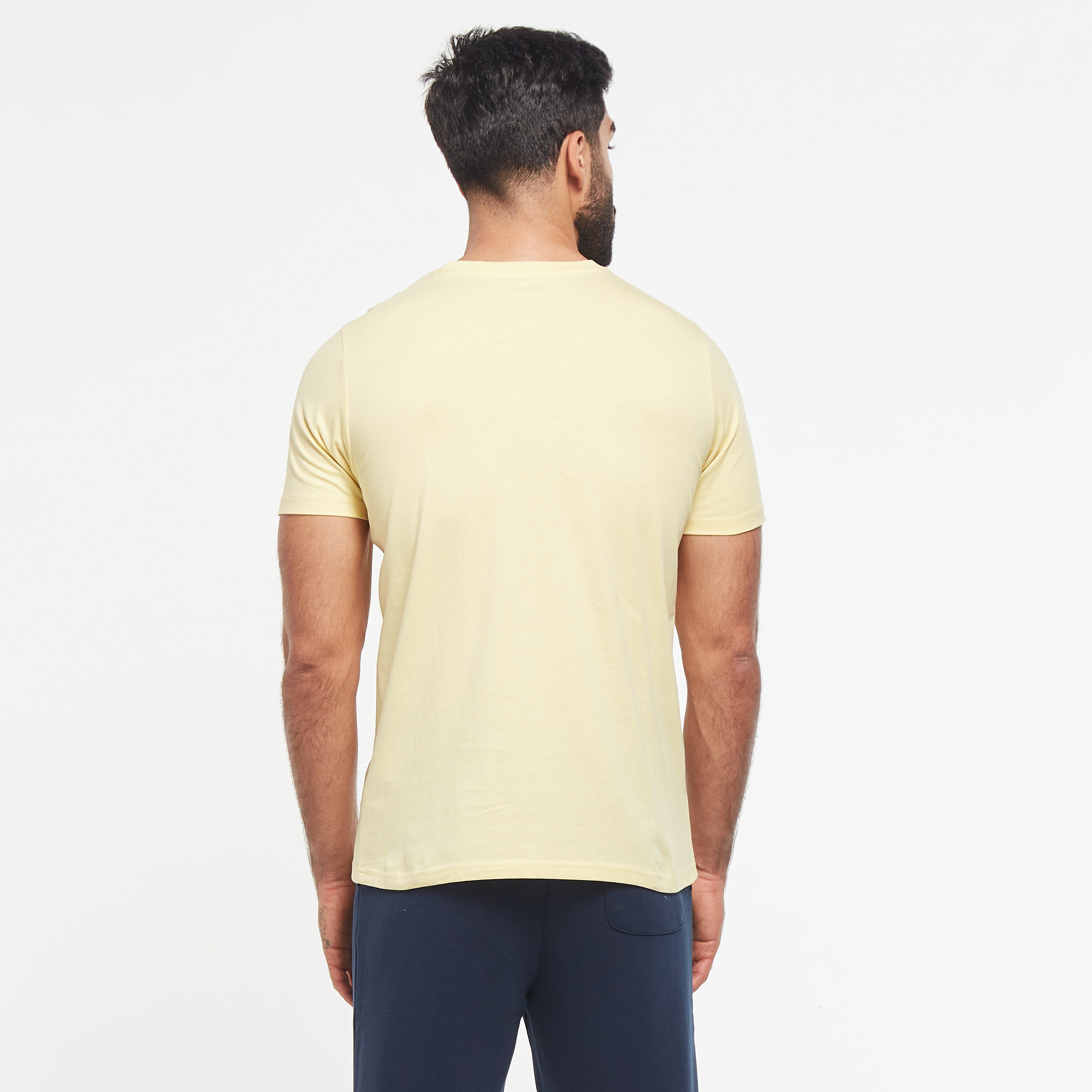Solid Crew Neck T-shirt with Short Sleeves-men-clothing-tshirtsandpolos-tshirts-image-11