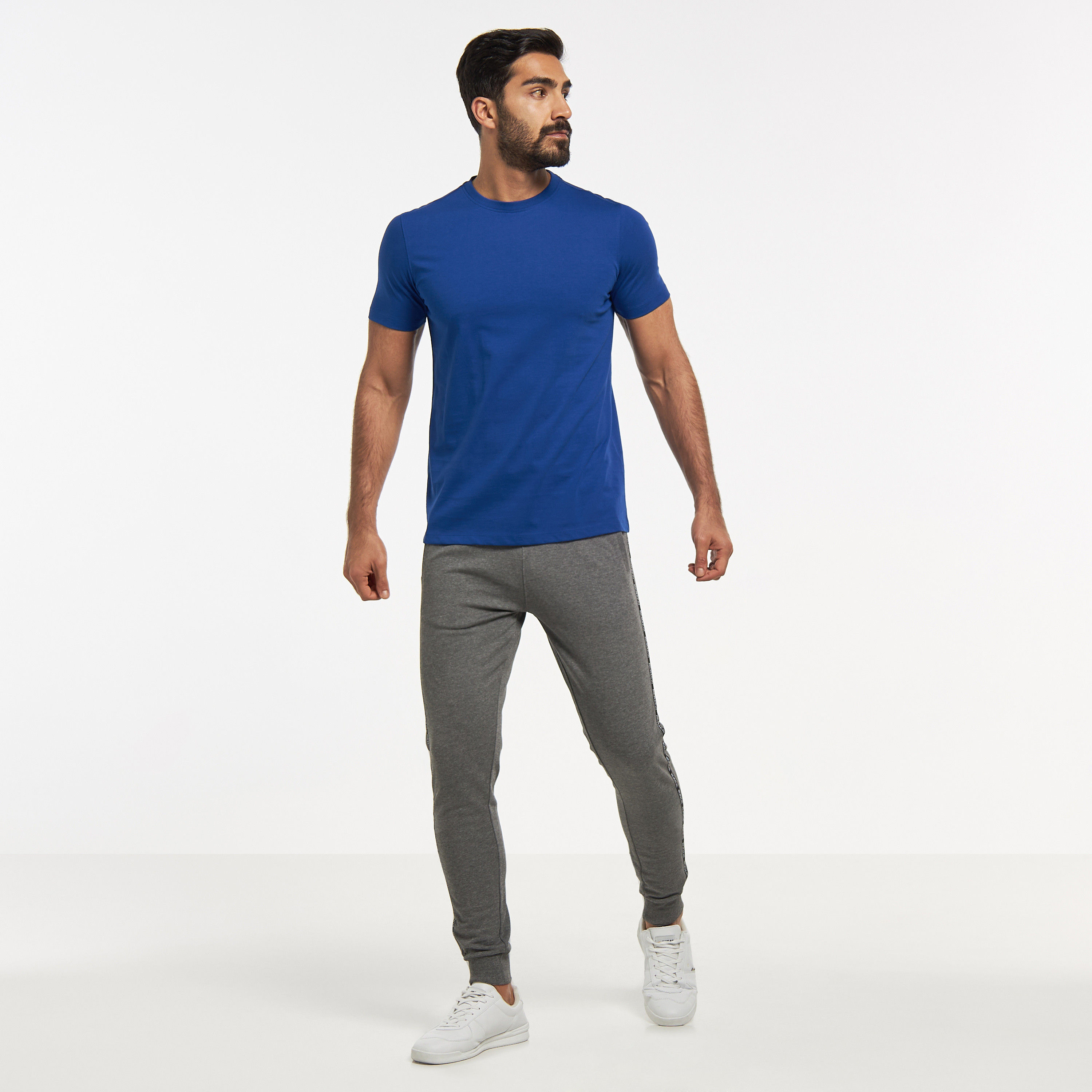 Solid Crew Neck T-shirt with Short Sleeves-men-clothing-tshirtsandpolos-tshirts-image-6