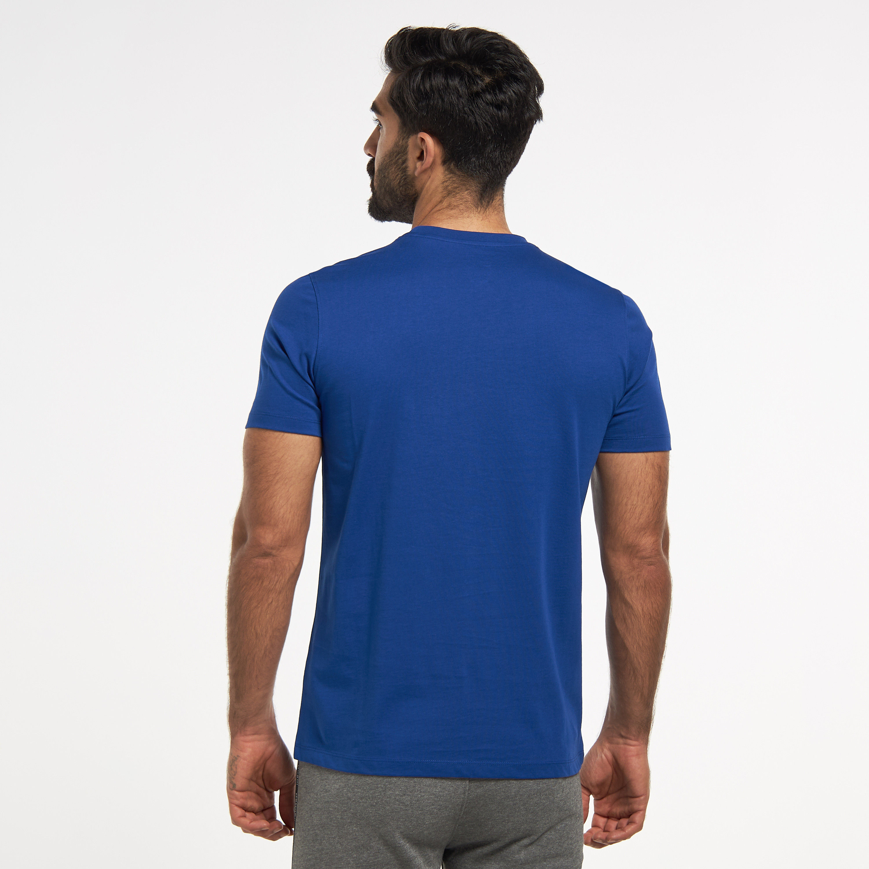 Solid Crew Neck T-shirt with Short Sleeves-men-clothing-tshirtsandpolos-tshirts-image-7