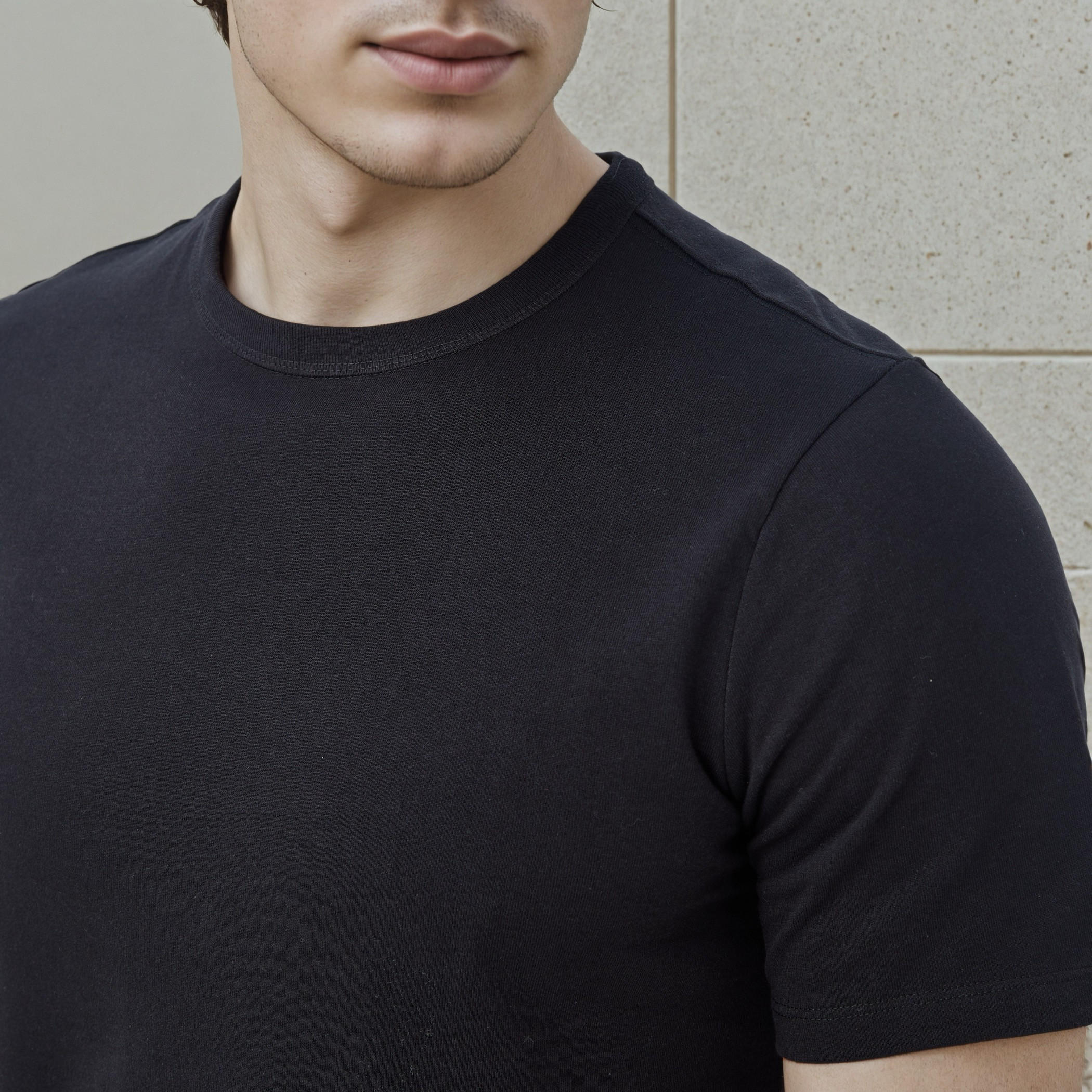 Regular Fit Crew Neck T-shirt with Short Sleeves-men-clothing-tshirtsandpolos-tshirts-image-4