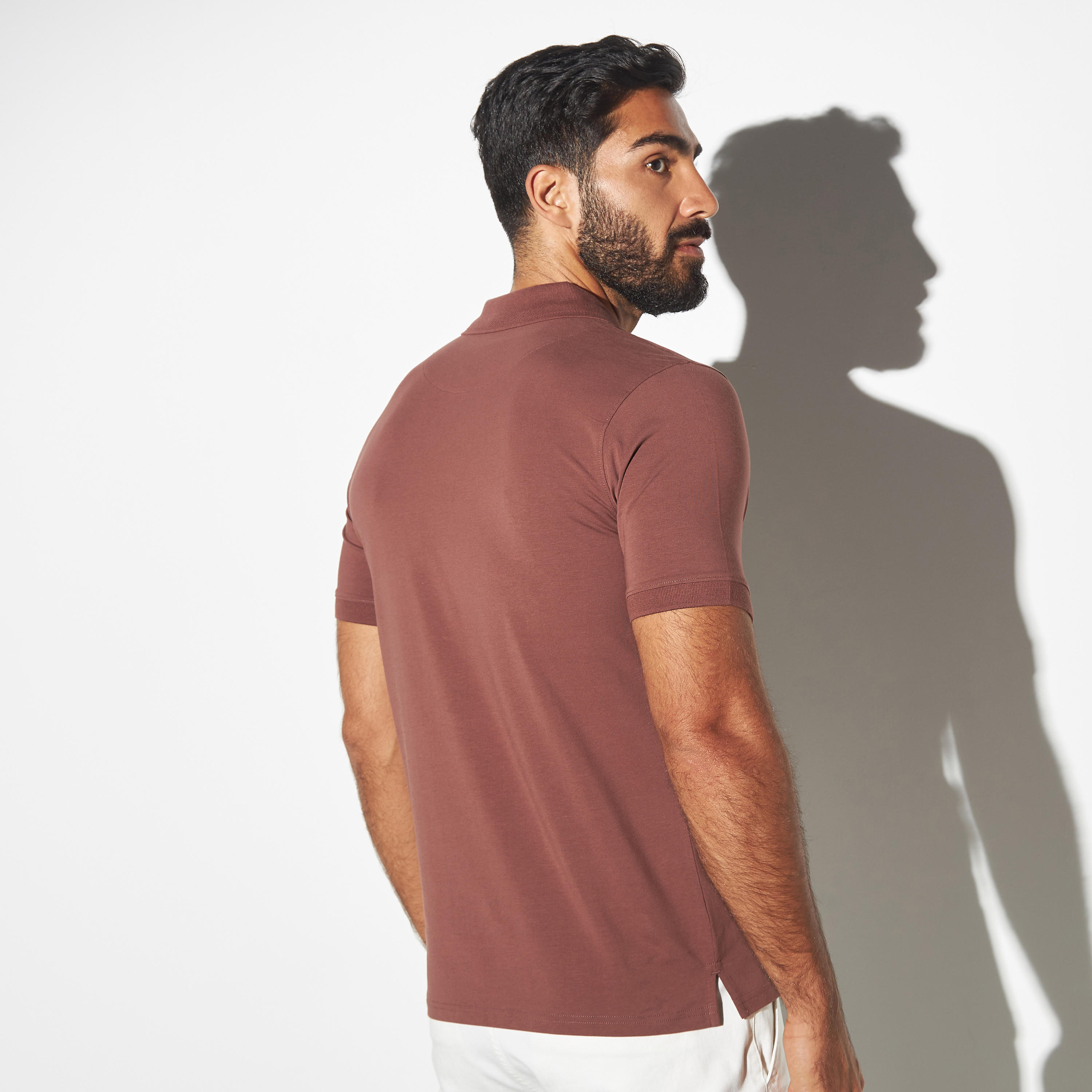 تيشيرت بولو جيرسي سادة بأكمام قصيرة-men-clothing-tshirtsandpolos-polos-image-2