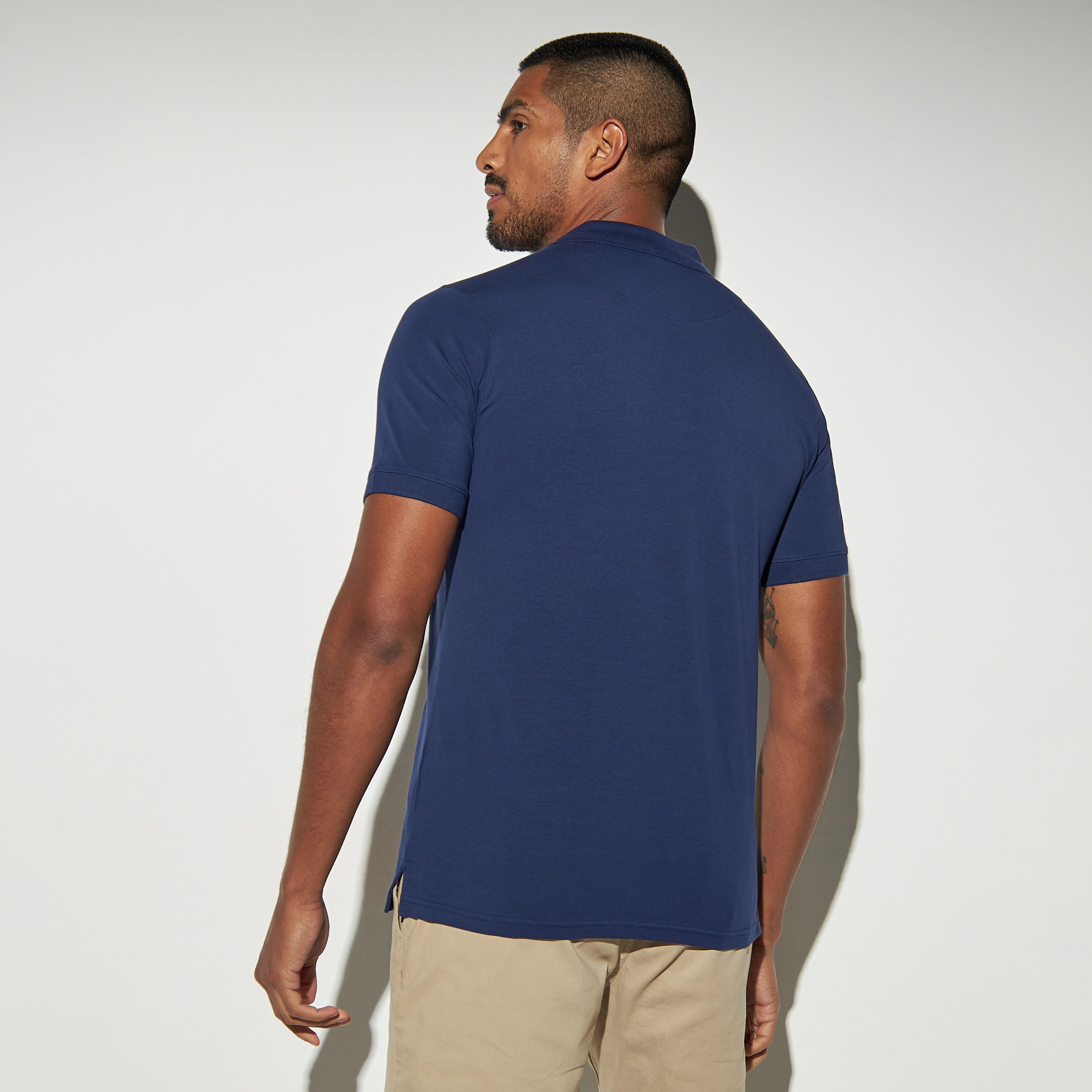 تيشيرت بولو جيرسي سادة بأكمام قصيرة-men-clothing-tshirtsandpolos-polos-image-3