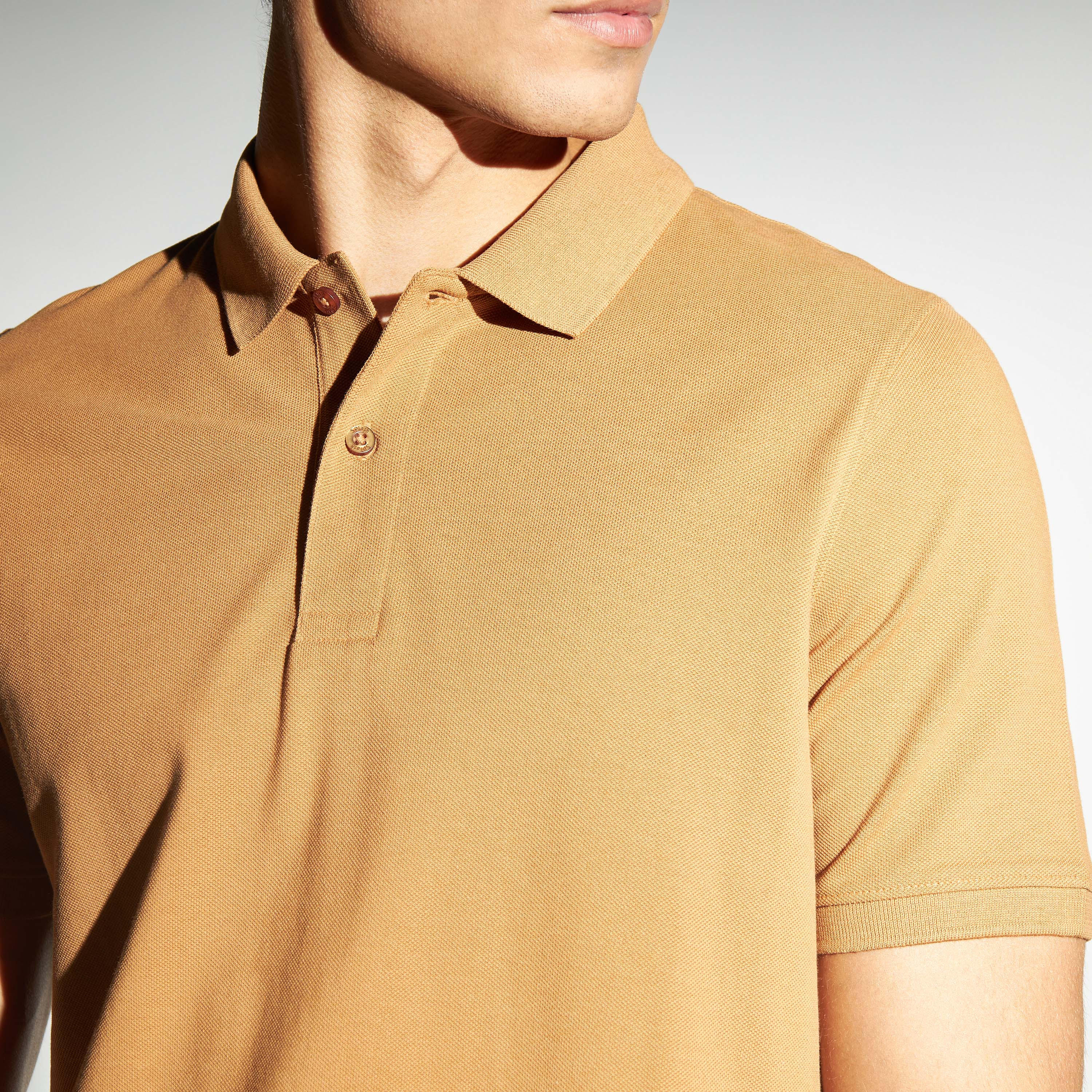 Solid Pique Polo T-shirt with Short Sleeves-men-clothing-tshirtsandpolos-polos-image-4