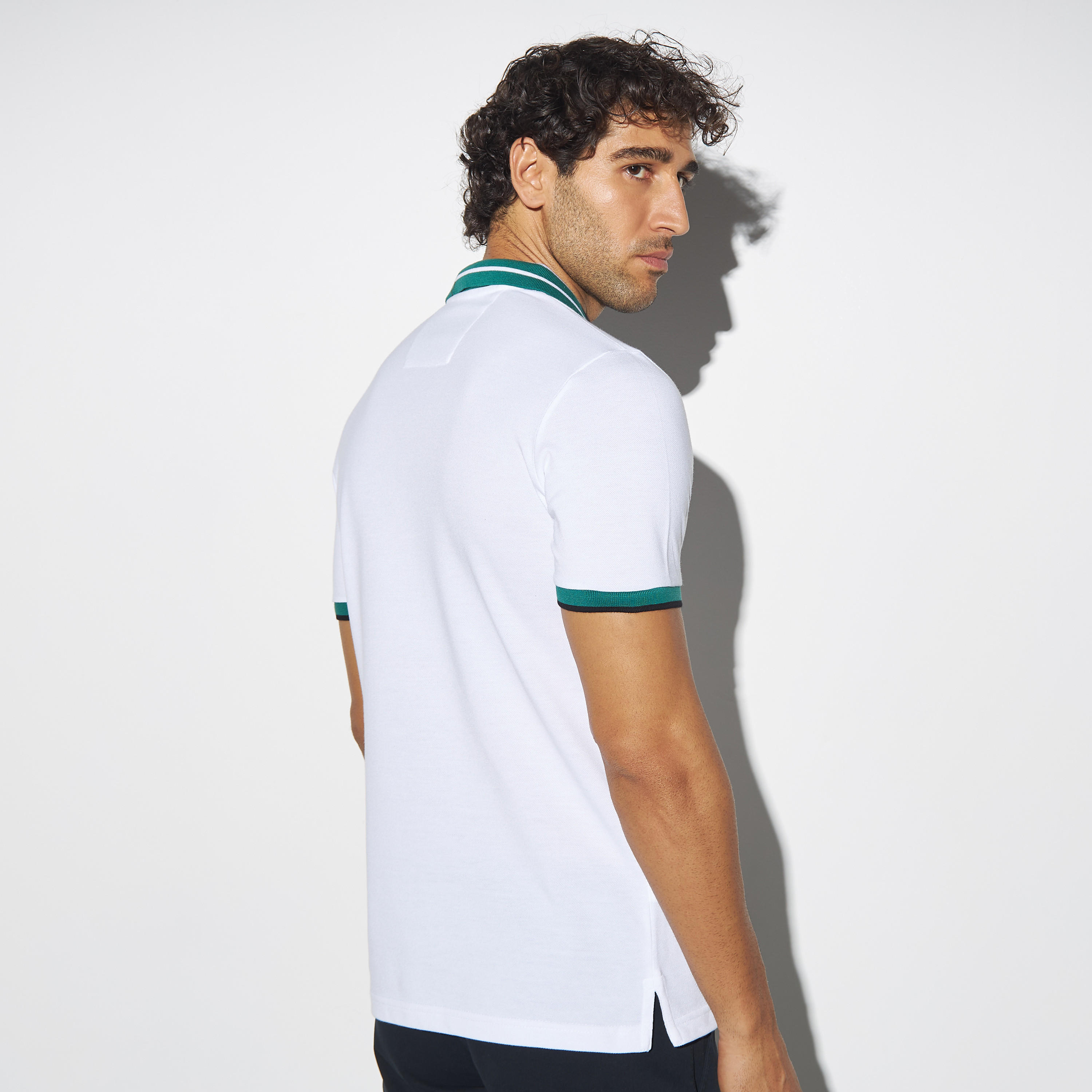 Solid Polo T-shirt with Short Sleeves-men-clothing-tshirtsandpolos-polos-image-3