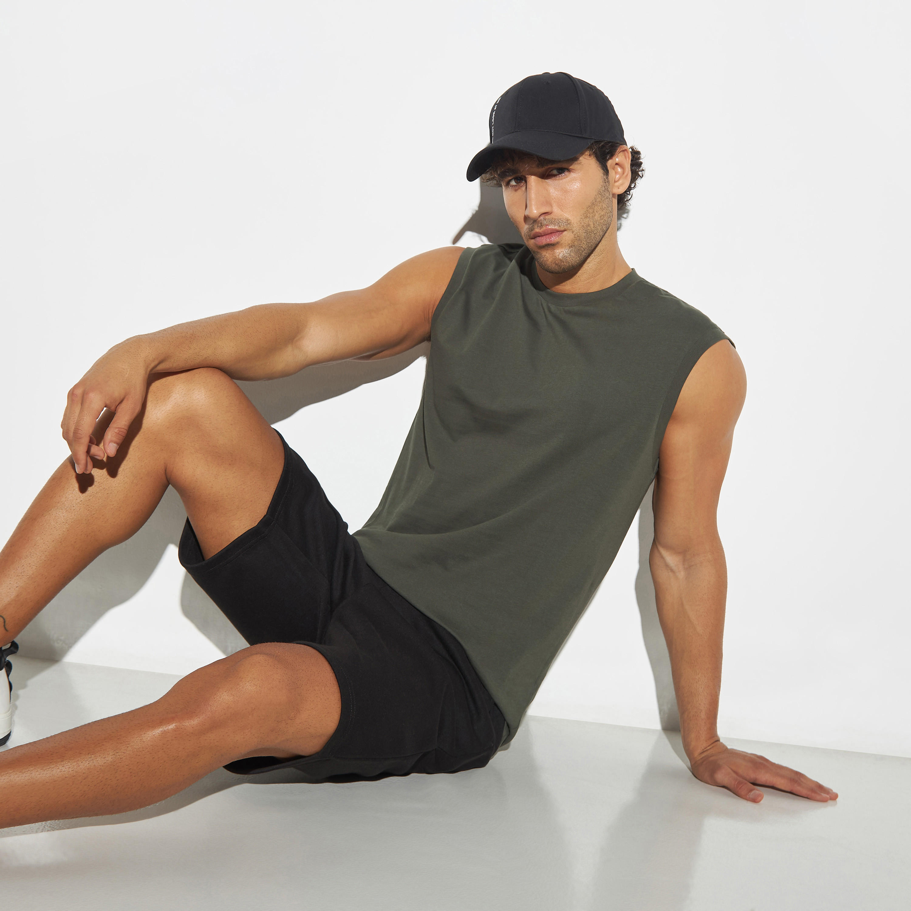 Solid Vest with Crew Neck-men-clothing-tshirtsandpolos-tshirts-image-1