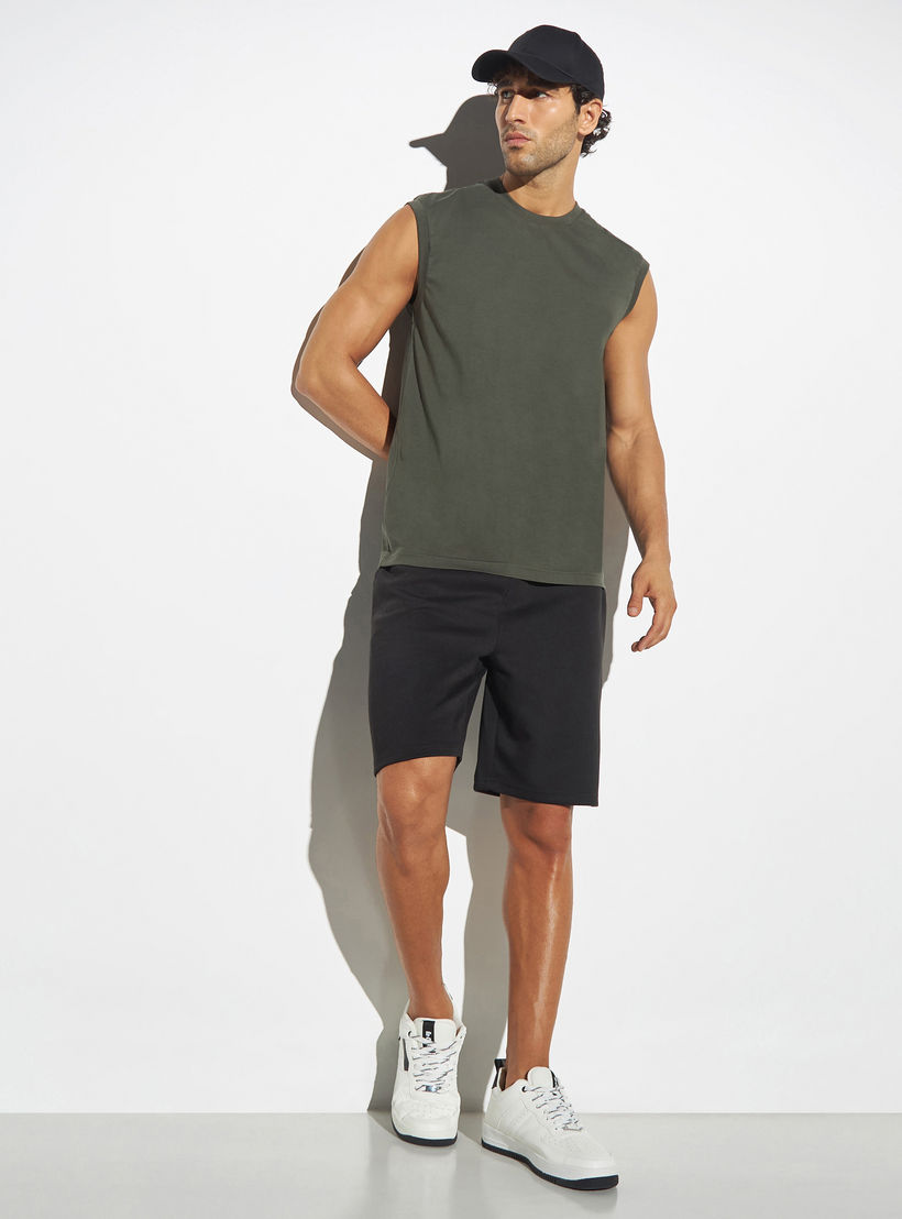 Solid Vest with Crew Neck-men-clothing-tshirtsandpolos-tshirts-image-2