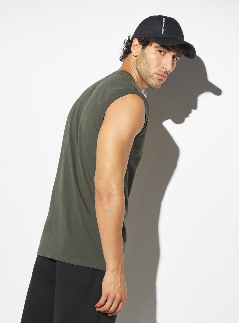 Solid Vest with Crew Neck-men-clothing-tshirtsandpolos-tshirts-image-3