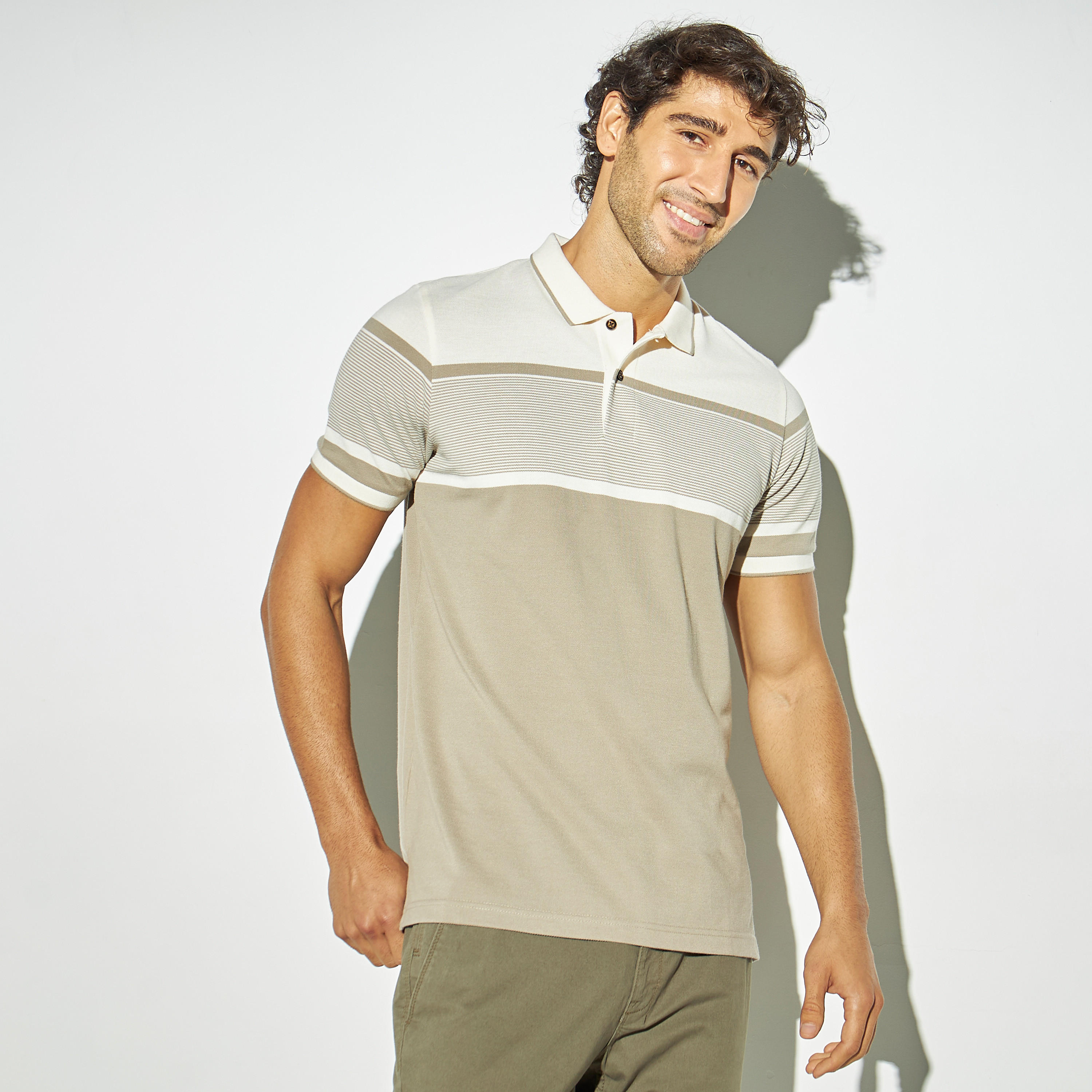 تيشيرت بولو مقلم بأكمام قصيرة-men-clothing-tshirtsandpolos-polos-image-4