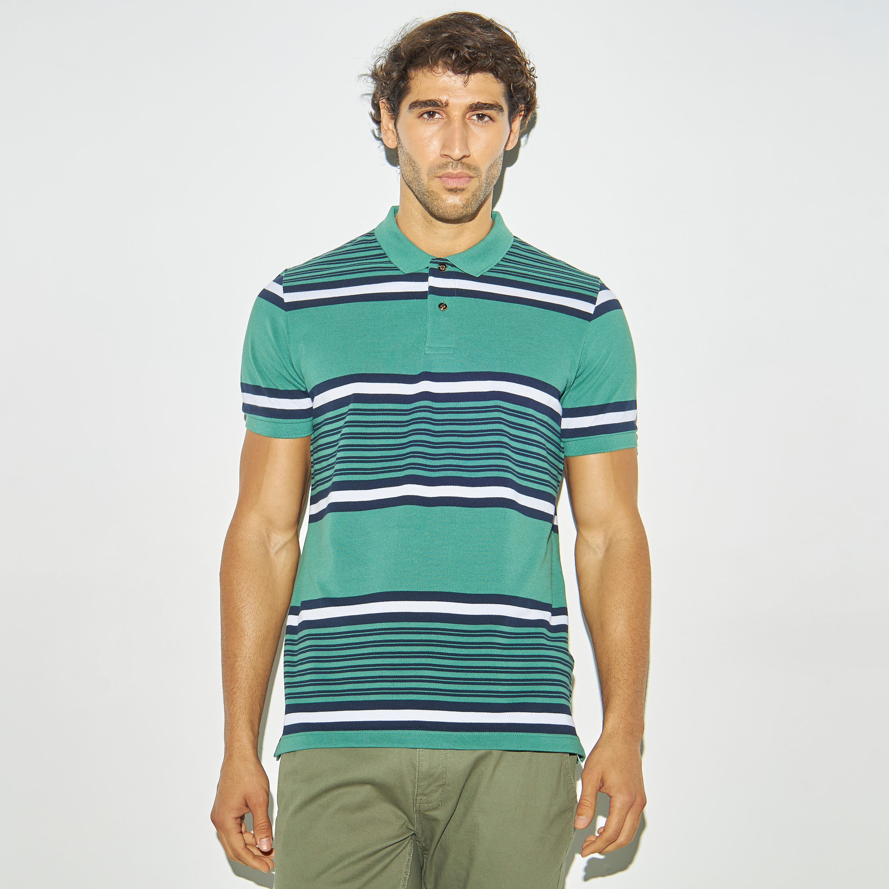 تيشيرت بولو مقلم بأكمام قصيرة-men-clothing-tshirtsandpolos-polos-image-4