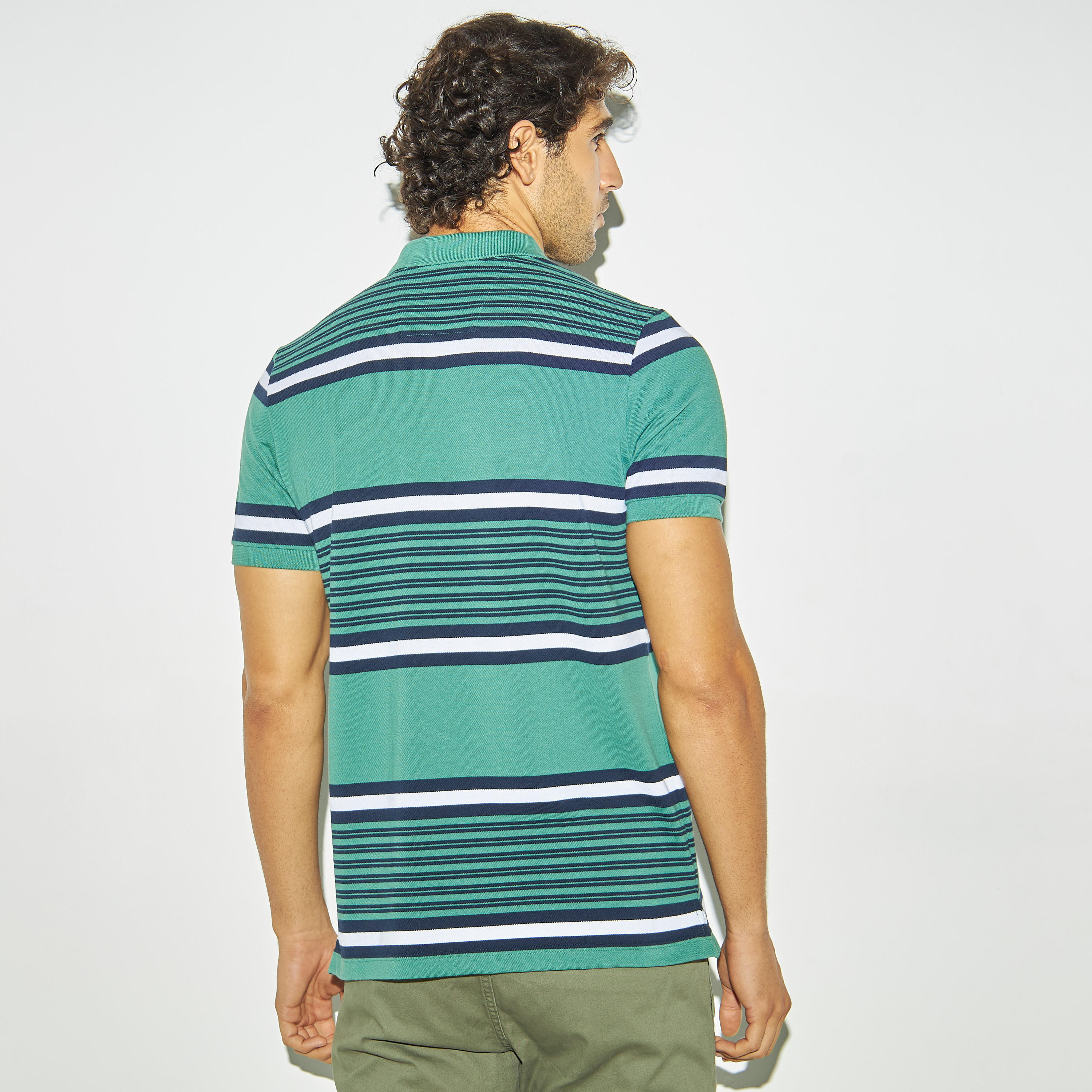 تيشيرت بولو مقلم بأكمام قصيرة-men-clothing-tshirtsandpolos-polos-image-2