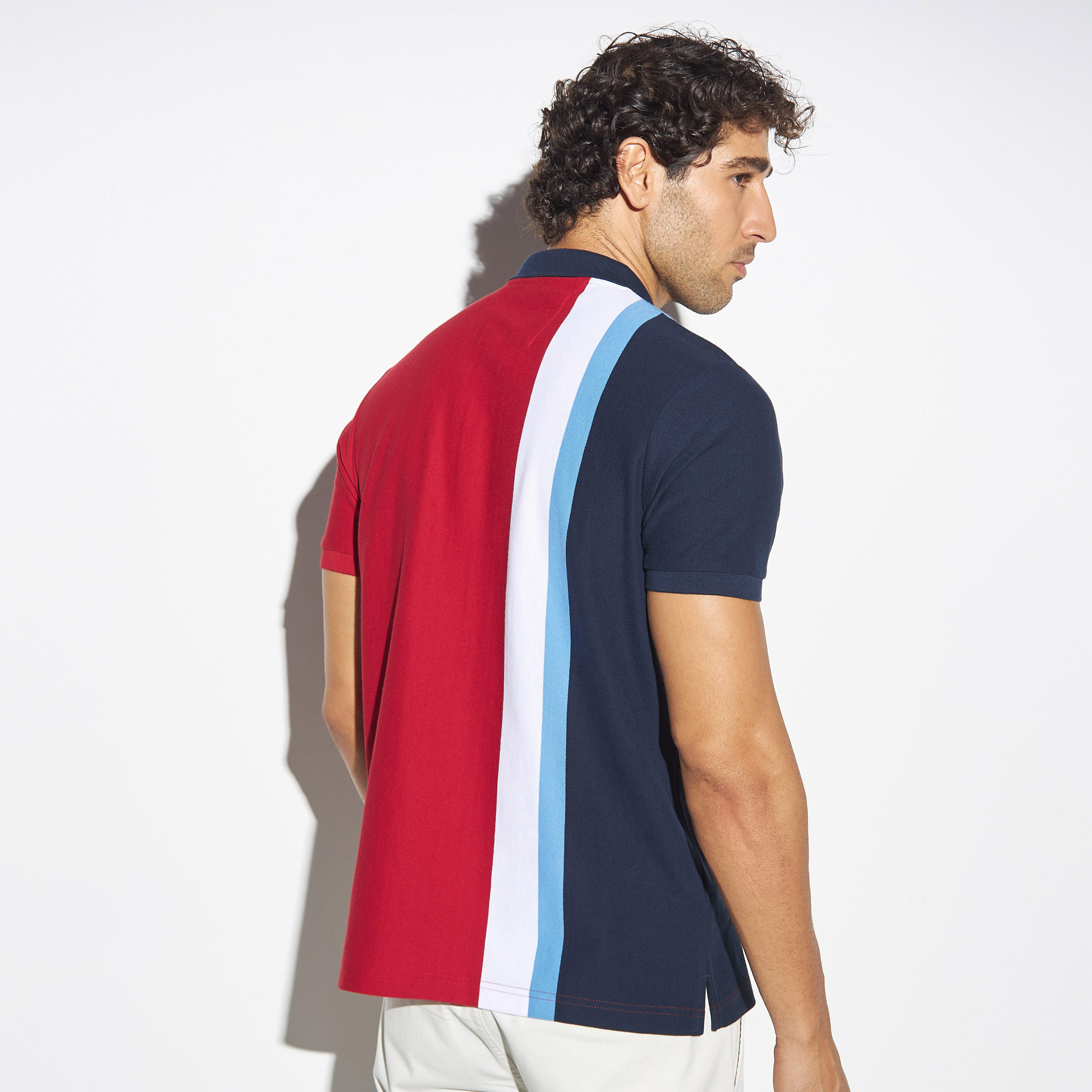 تيشيرت بولو مخطّط بأكمام قصيرة-men-clothing-tshirtsandpolos-polos-image-3