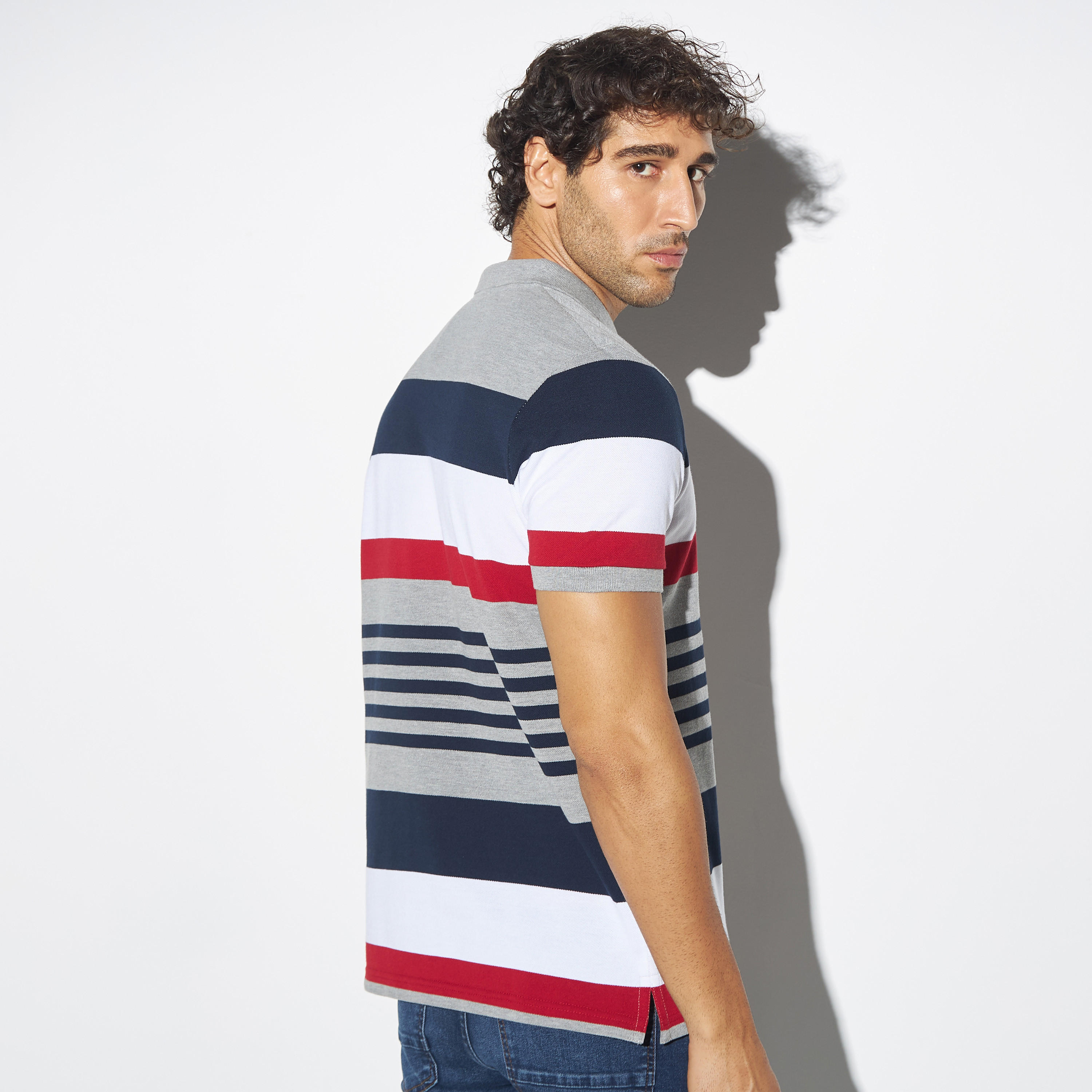 تيشيرت بولو مخطّط بأكمام قصيرة-men-clothing-tshirtsandpolos-polos-image-3