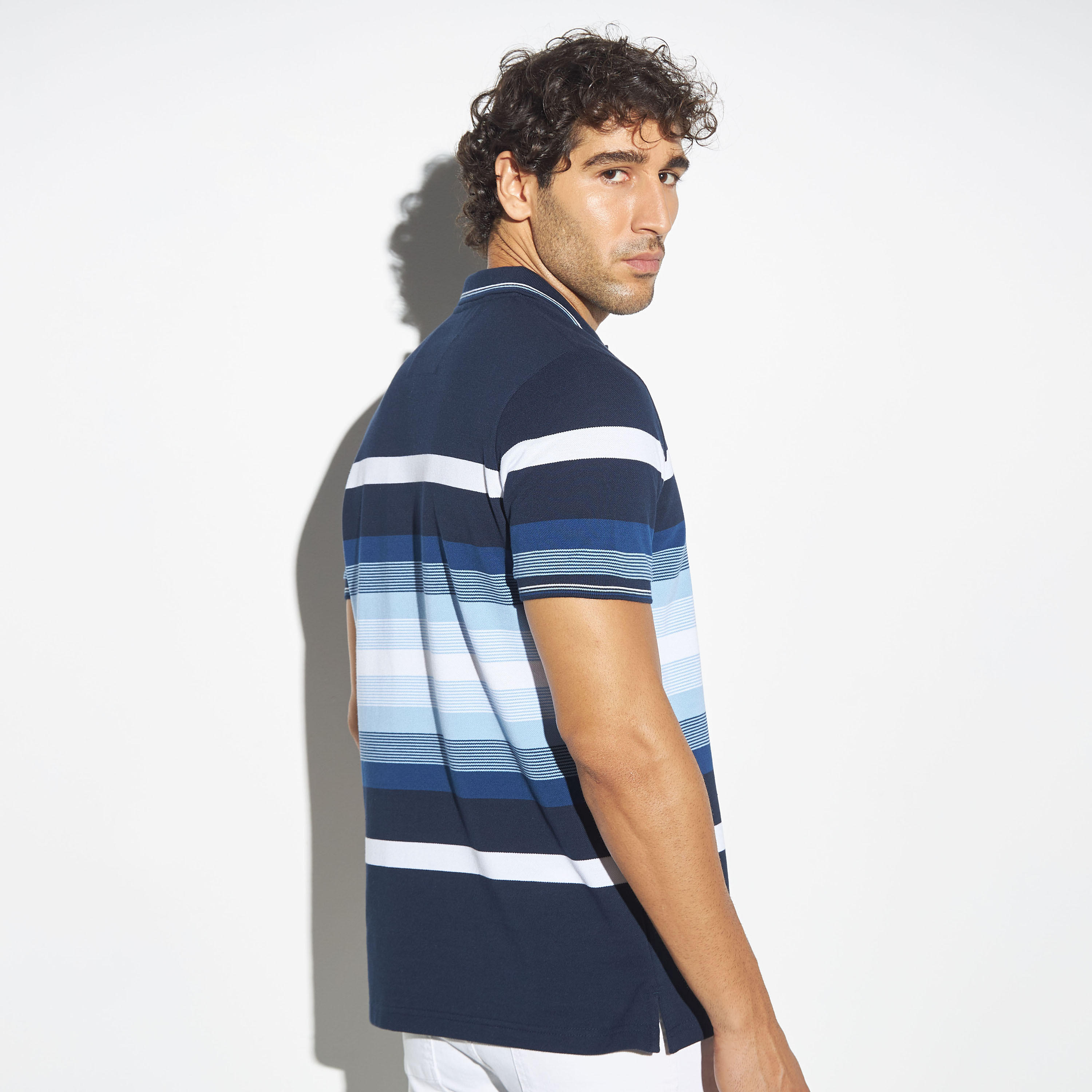 تيشيرت بولو مخطّط بأكمام قصيرة-men-clothing-tshirtsandpolos-polos-image-3