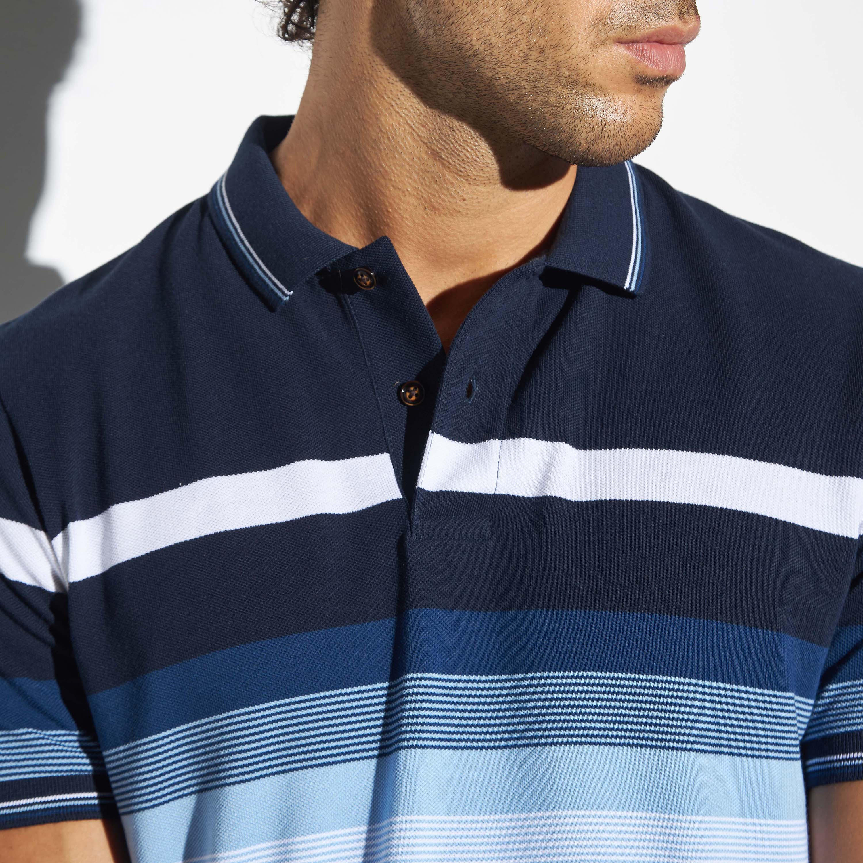 تيشيرت بولو مخطّط بأكمام قصيرة-men-clothing-tshirtsandpolos-polos-image-4
