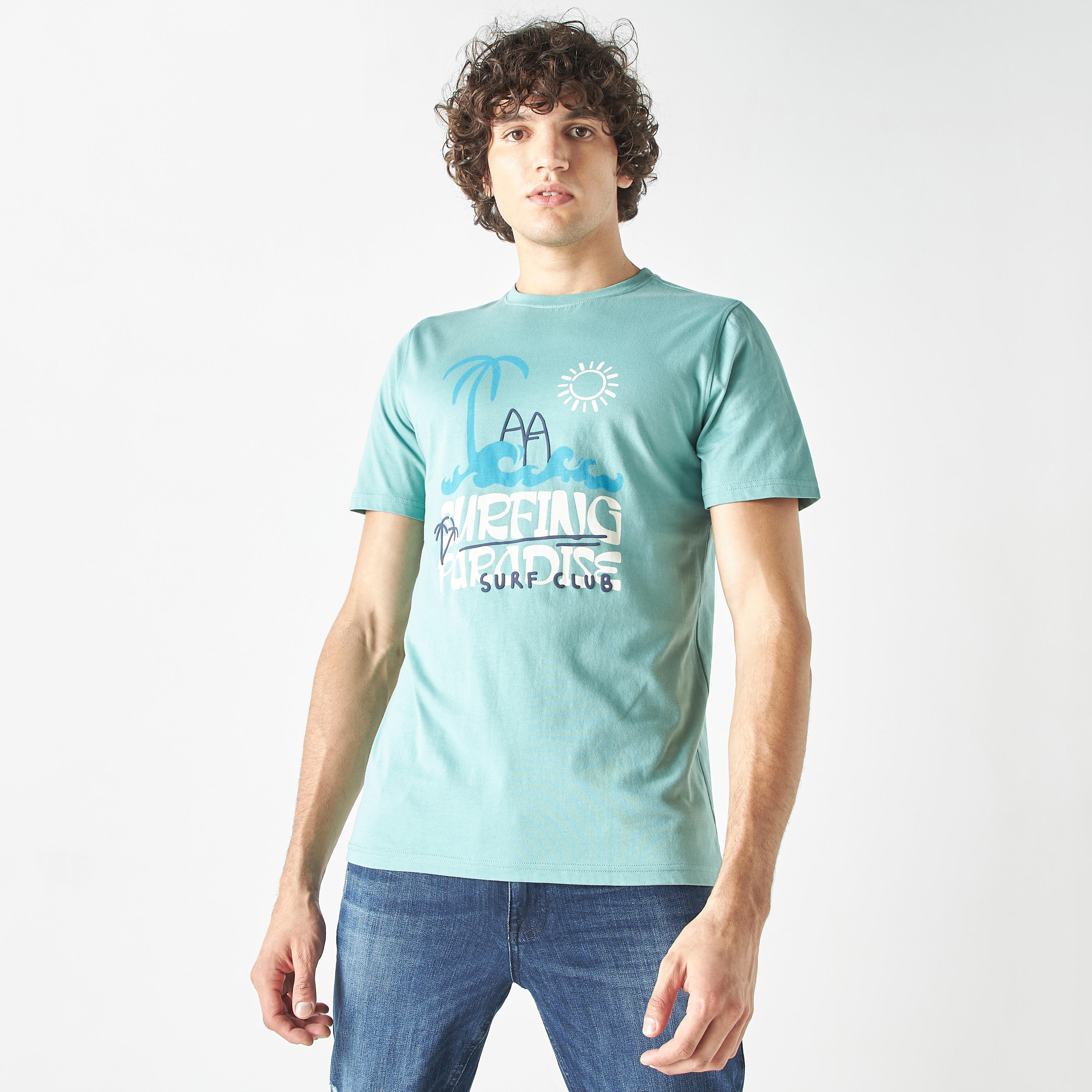 تيشيرت بياقة ضيّقة وأكمام قصيرة وطبعات-men-clothing-tshirtsandpolos-tshirts-image-1