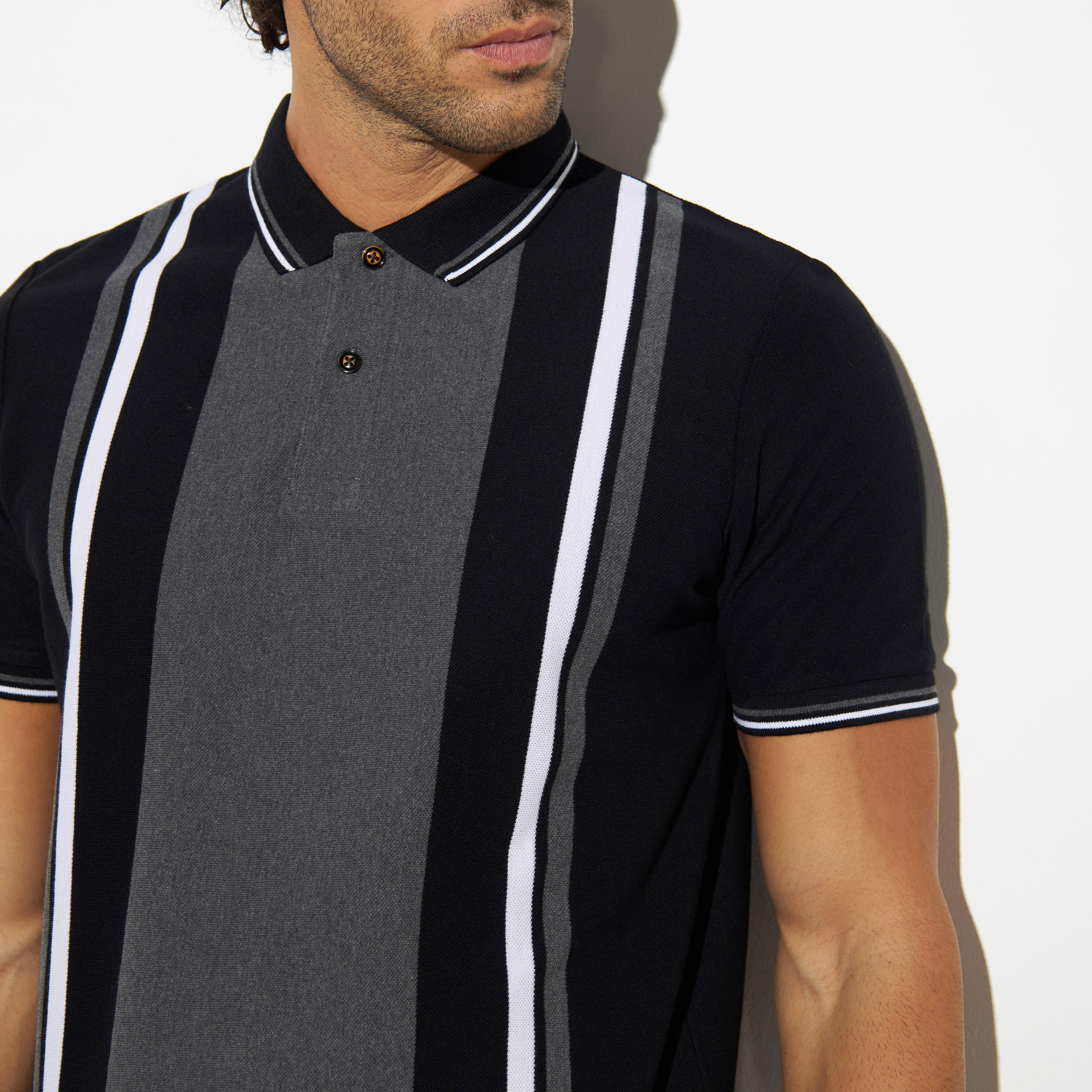 تيشيرت بولو مقلم بأكمام قصيرة-men-clothing-tshirtsandpolos-polos-image-4