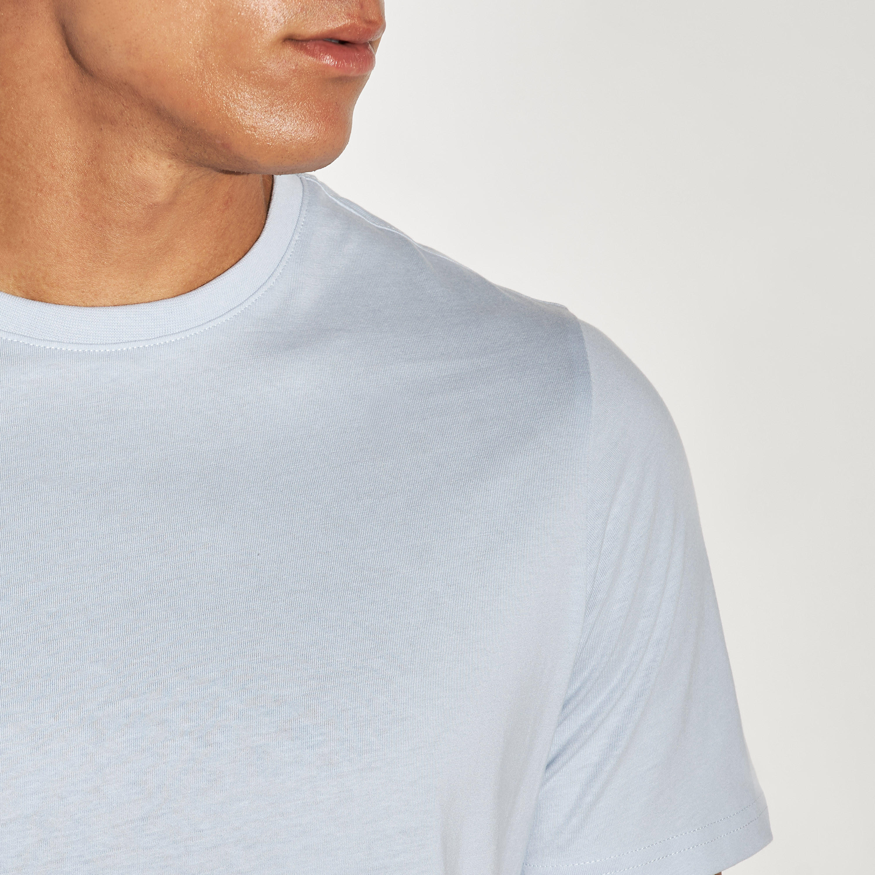 Solid Crew Neck T-shirt with Short Sleeves-men-clothing-tshirtsandpolos-tshirts-image-4