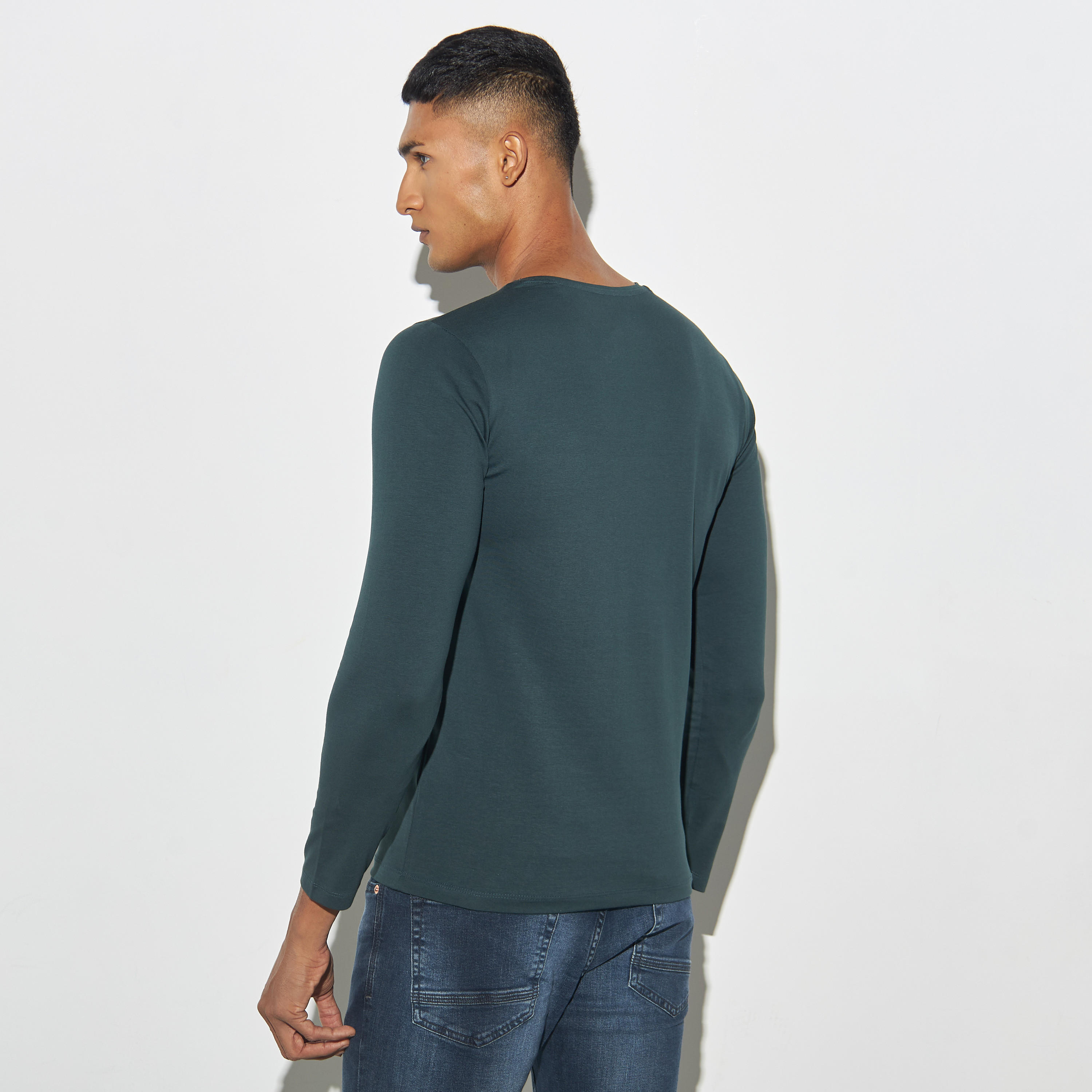T-shirt with Crew Neck and Long Sleeves-men-clothing-tshirtsandpolos-tshirts-image-3
