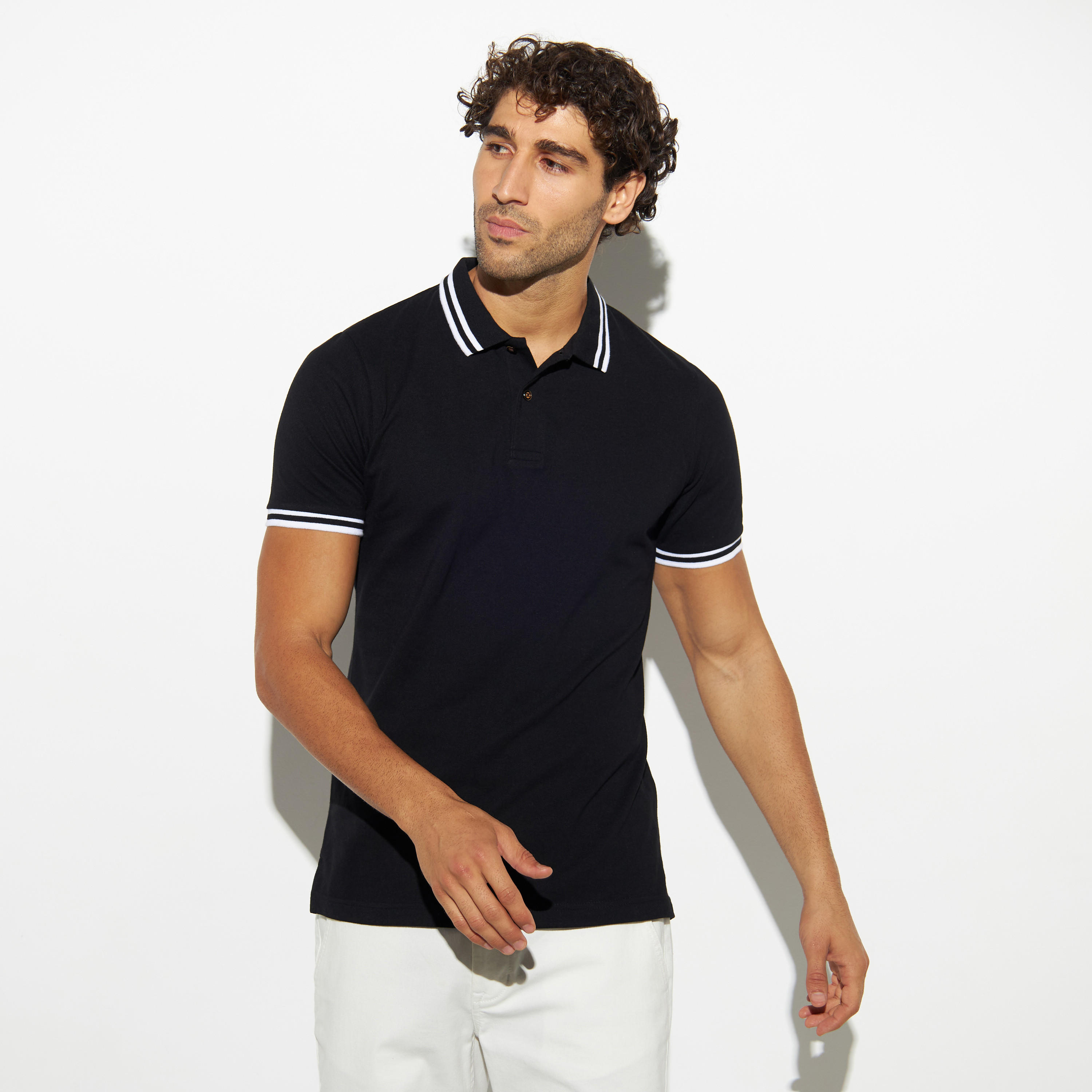 تيشيرت بولو بأكمام قصيرة-men-clothing-tshirtsandpolos-polos-image-1