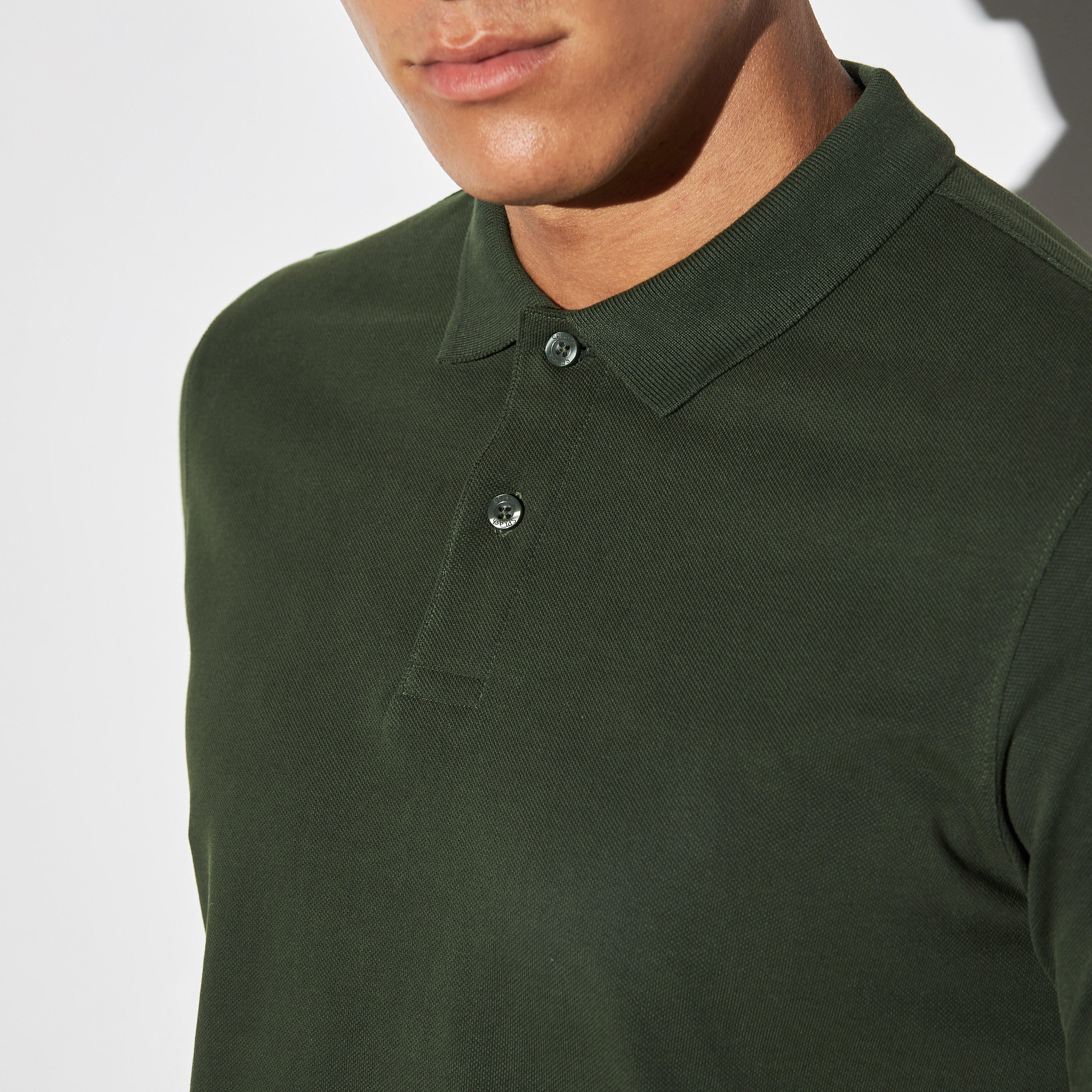 تيشيرت بولو بيكيه سادة بأكمام قصيرة-men-clothing-tshirtsandpolos-polos-image-4