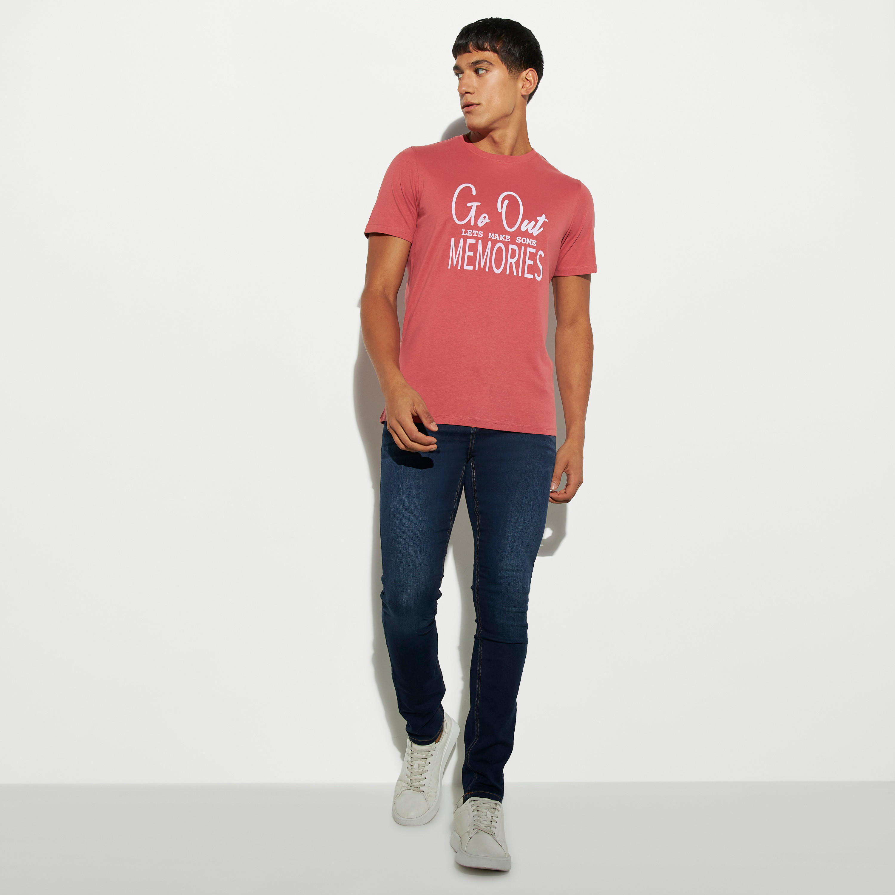 Typographic Print Crew Neck T-shirt-men-clothing-tshirtsandpolos-tshirts-image-2