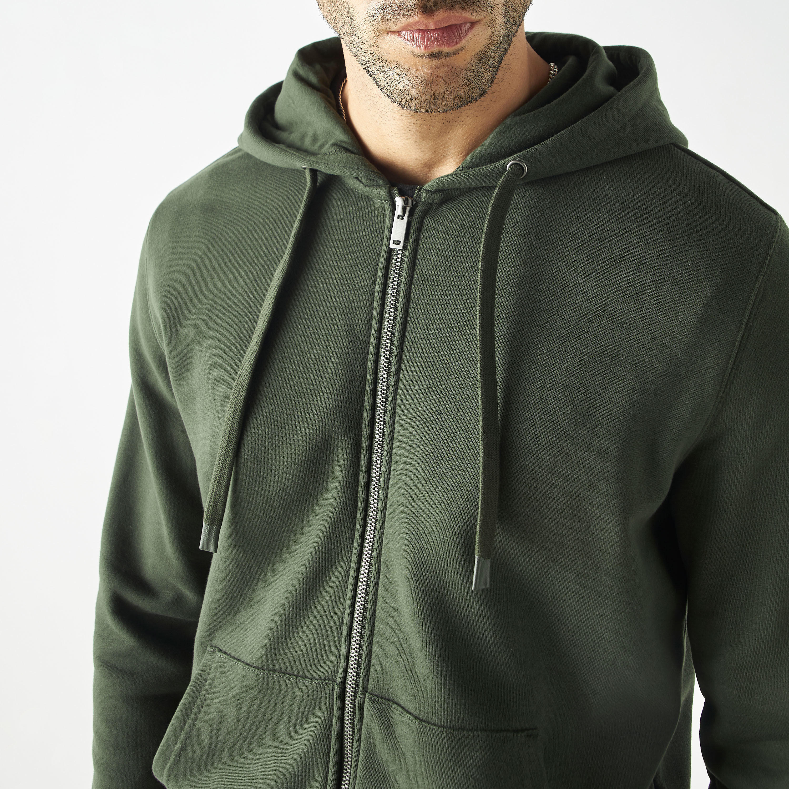 Solid Zip Through Hoodie with Pockets-men-winterwear-hoodiesandsweatshirts-image-4