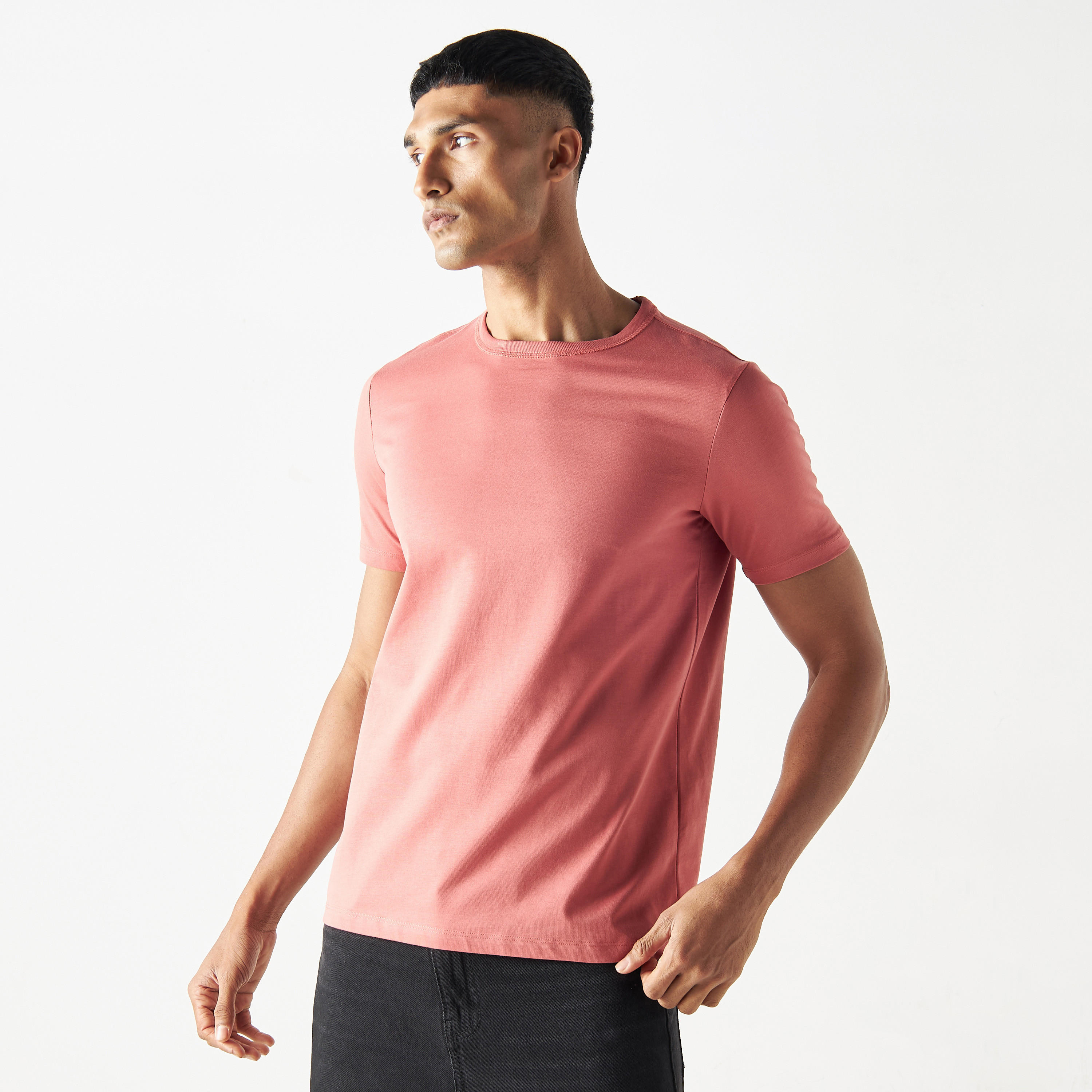 T-shirt with Crew Neck and Short Sleeves-men-clothing-tshirtsandpolos-tshirts-image-1