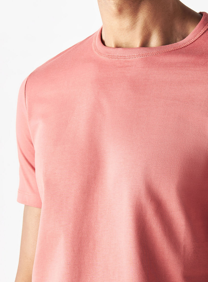 T-shirt with Crew Neck and Short Sleeves-men-clothing-tshirtsandpolos-tshirts-image-4