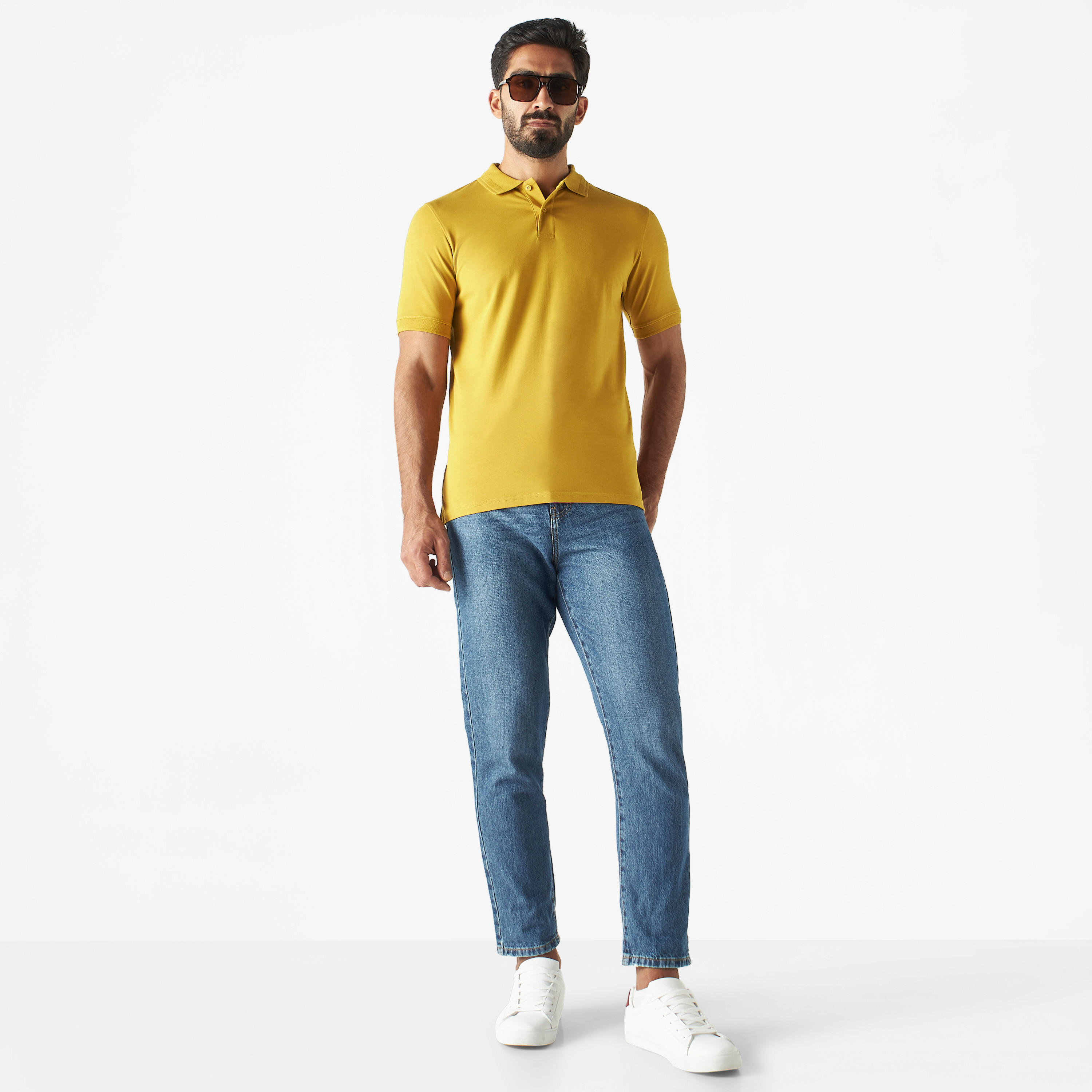 Polo T-shirt with Short Sleeves-men-clothing-tshirtsandpolos-polos-image-2