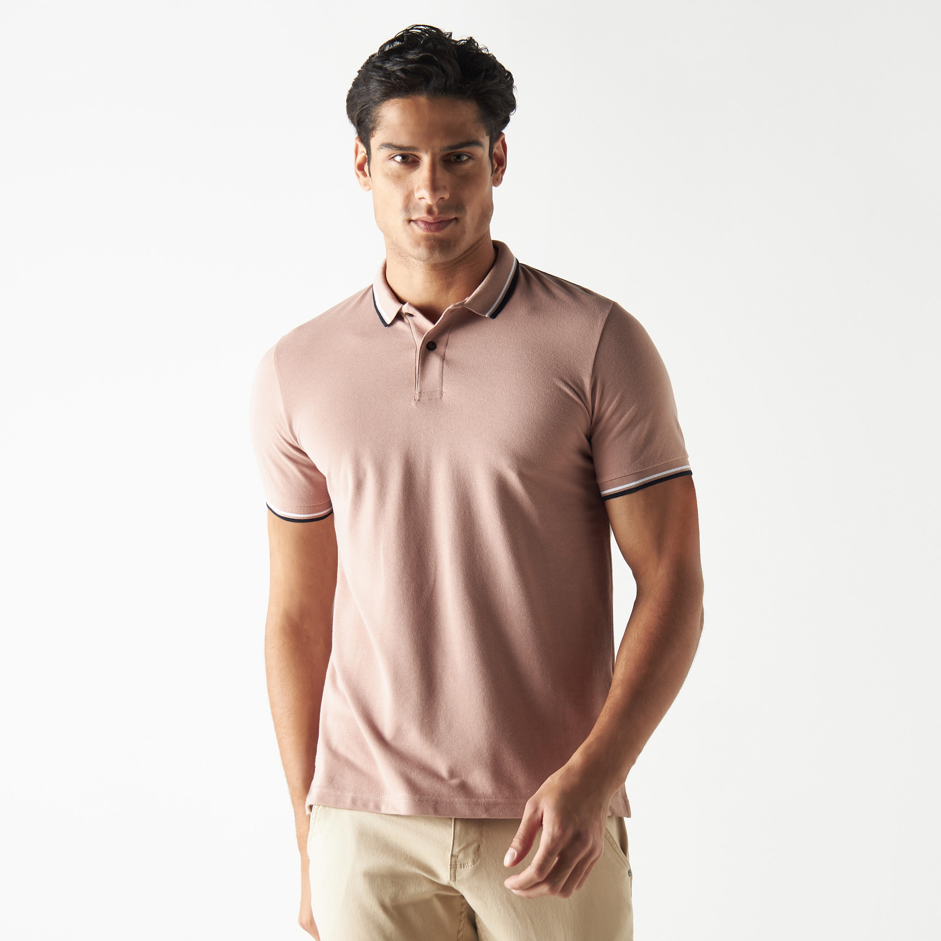 Polo T-shirt with Short Sleeves-men-clothing-tshirtsandpolos-polos-image-2