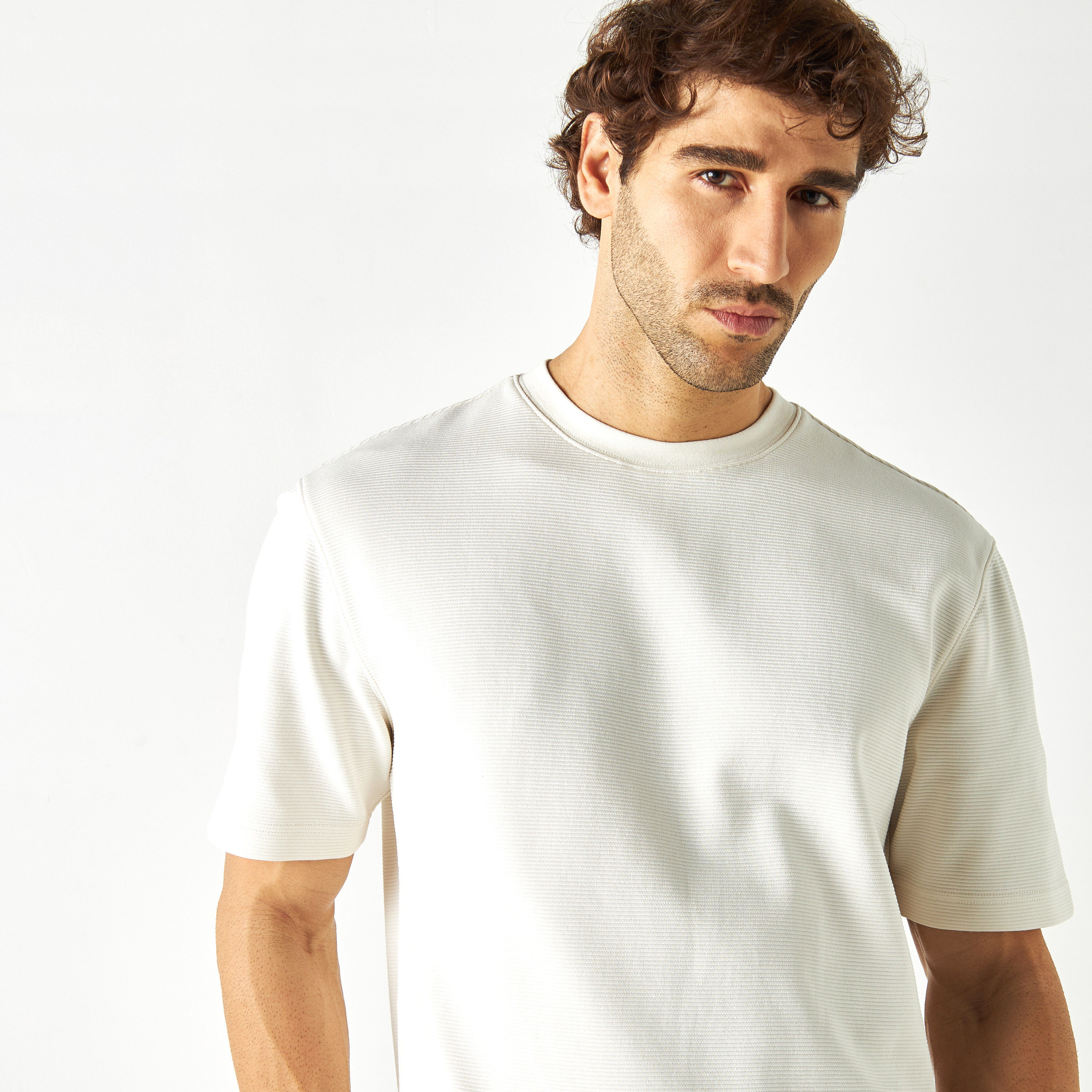 Textured Crew Neck T-shirt with Short Sleeves-men-clothing-tshirtsandpolos-tshirts-image-20