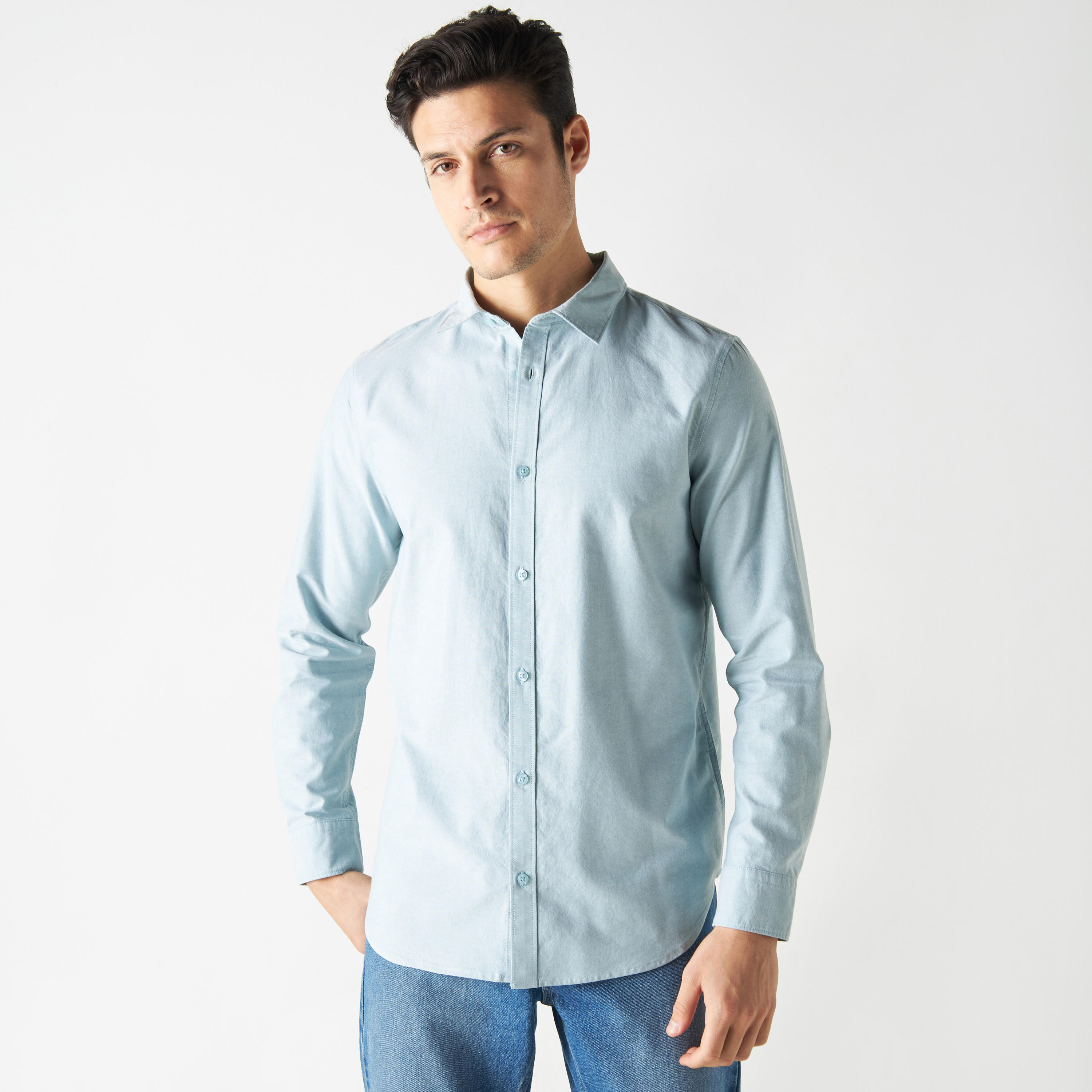 قميص بأكمام طويلة وأزرار-men-clothing-shirts-image-1