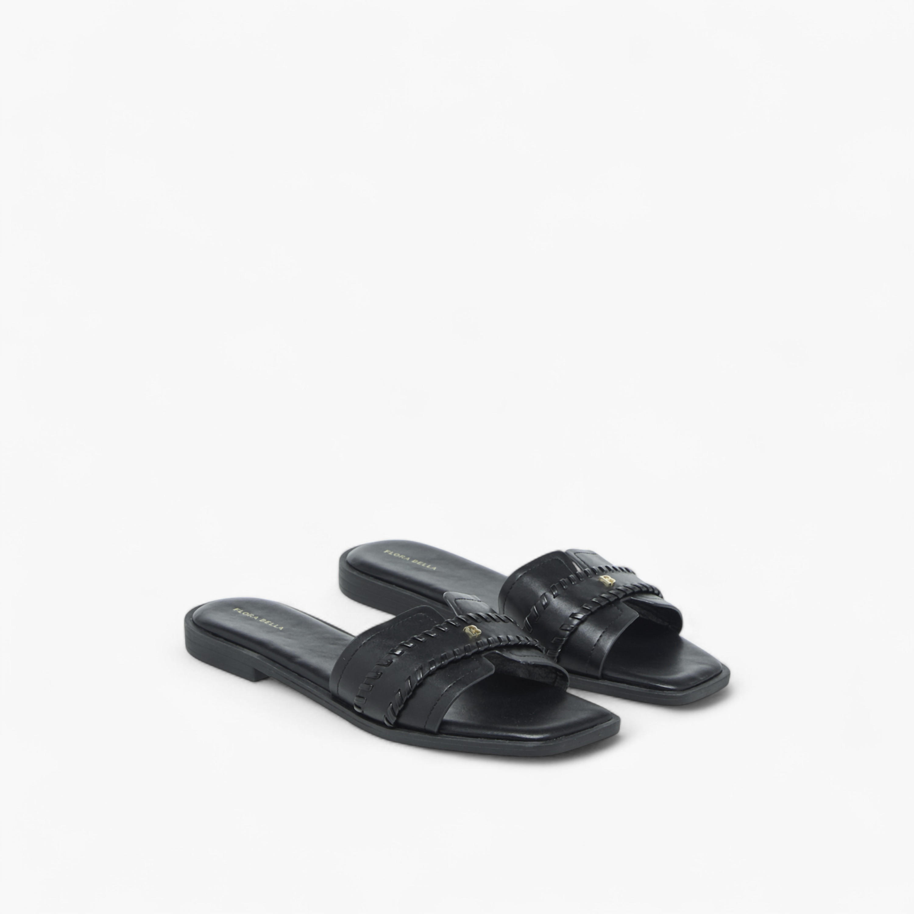 Flora Bella Braid Detail Slip-On Flat Sandals-women-shoes-flats-sandals-image-1