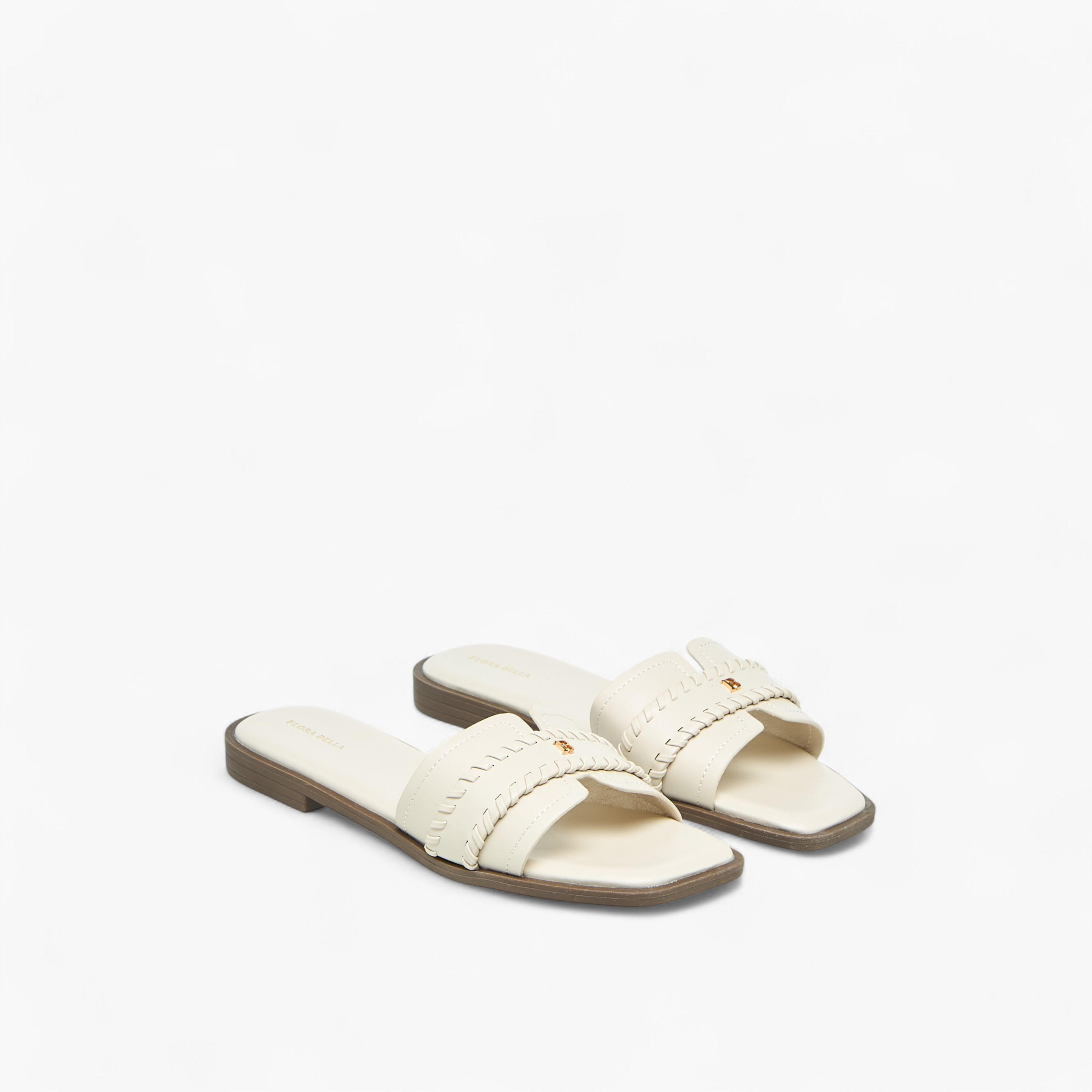 Flora Bella Braid Detail Slip-On Flat Sandals-women-shoes-flats-sandals-image-1