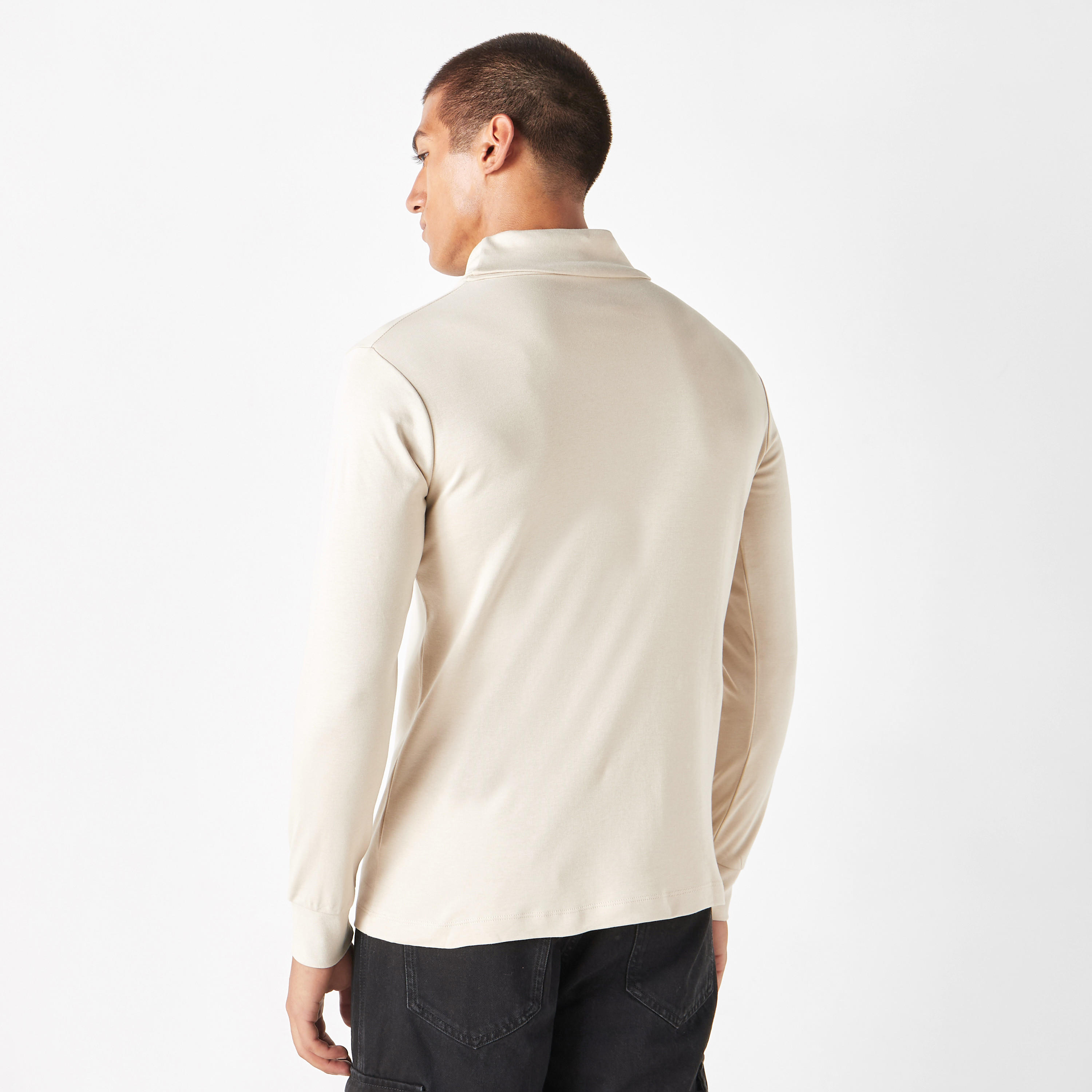 Solid Turtle Neck T-shirt with Long Sleeves-men-clothing-tshirtsandpolos-tshirts-image-7