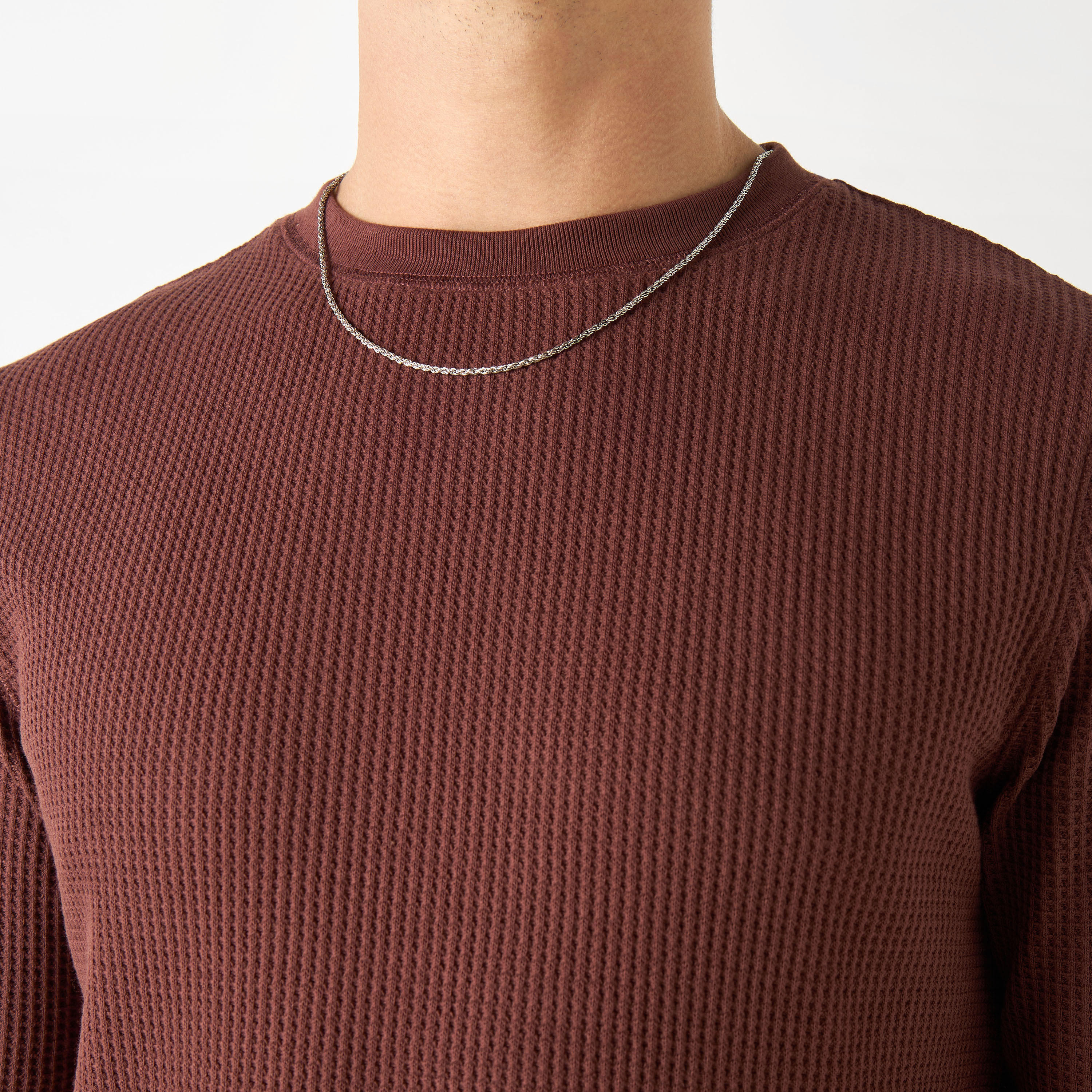 Ribbed T-shirt with Crew Neck and Long Sleeves-men-clothing-tshirtsandpolos-tshirts-image-4