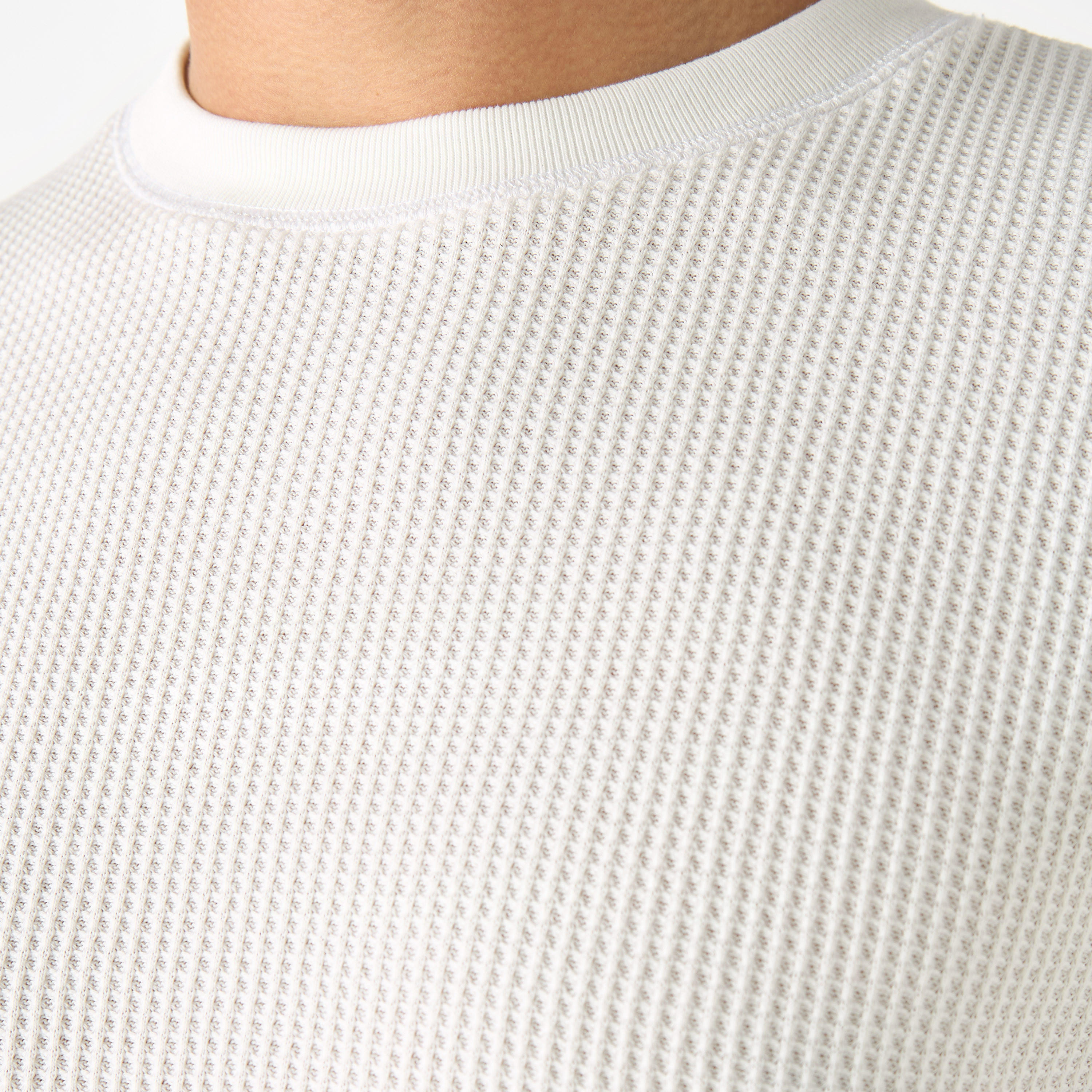 Ribbed T-shirt with Crew Neck and Long Sleeves-men-clothing-tshirtsandpolos-tshirts-image-12