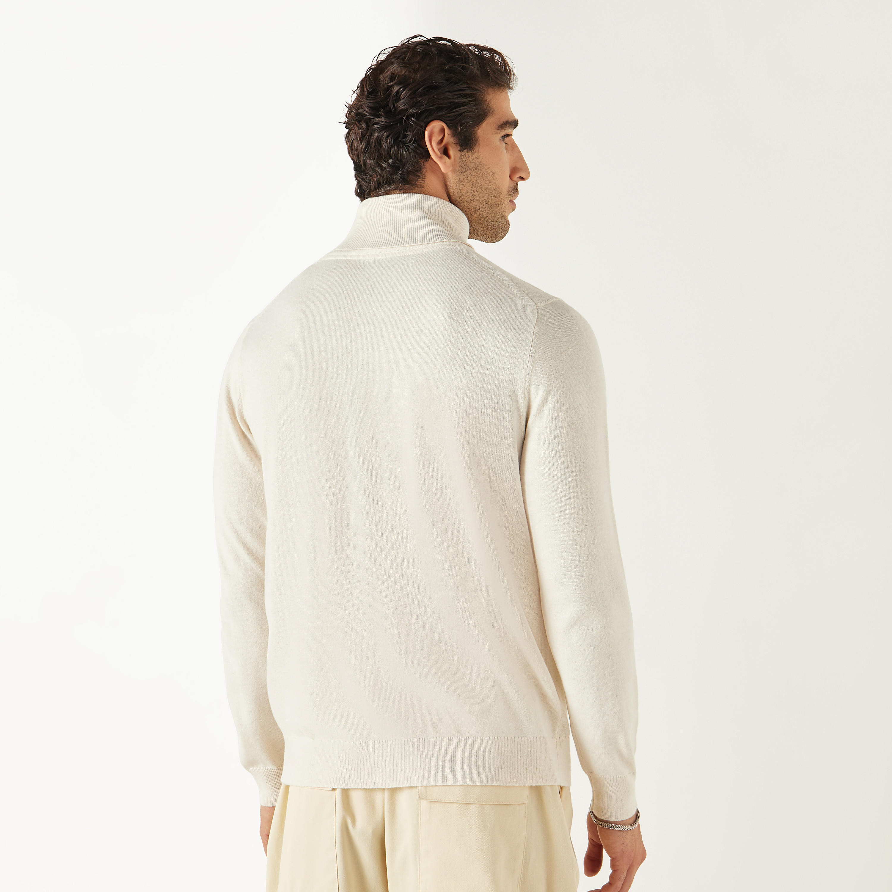 كنزة سادة بياقة عالية وأكمام طويلة-men-clothing-sweatersandpullovers-image-7