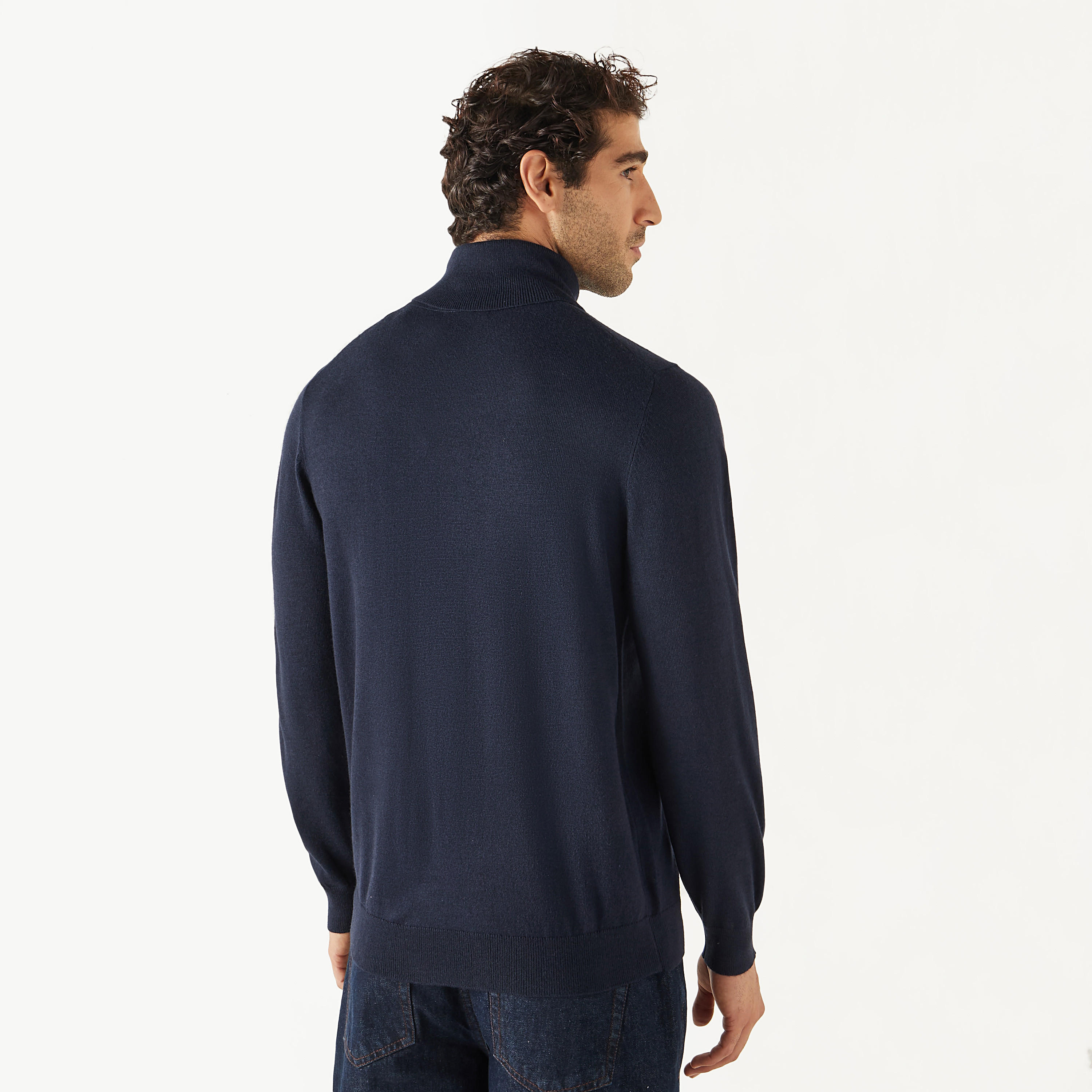 كنزة سادة بياقة عالية وأكمام طويلة-men-clothing-sweatersandpullovers-image-3